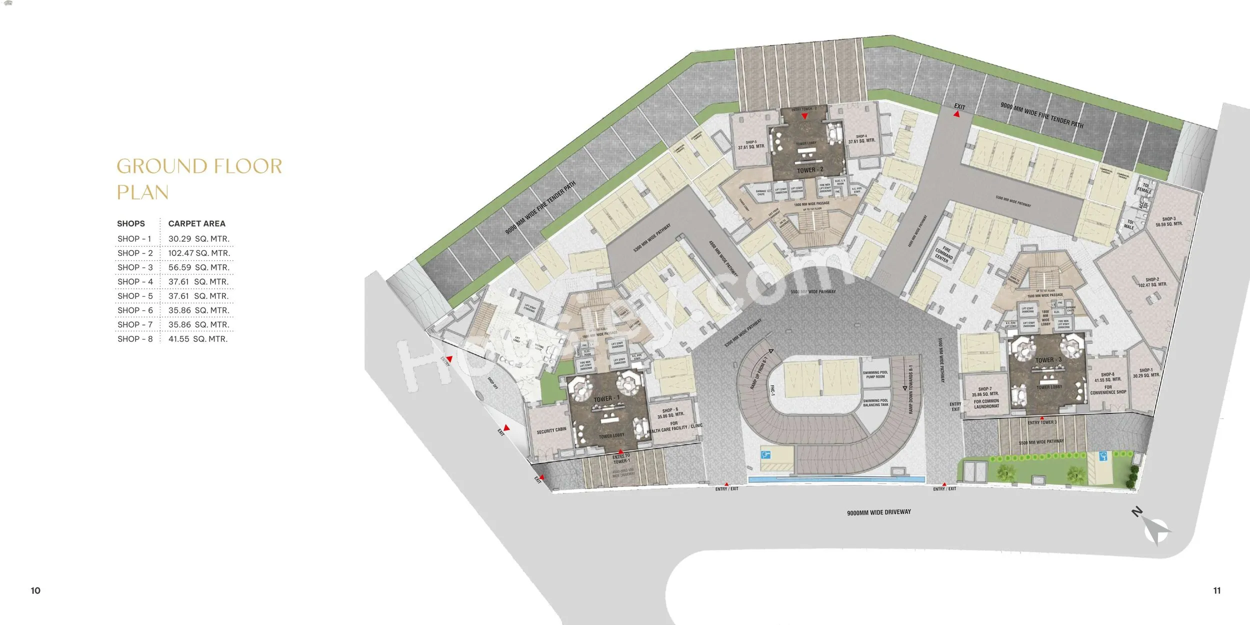 Savvy Marina Floor plan 1