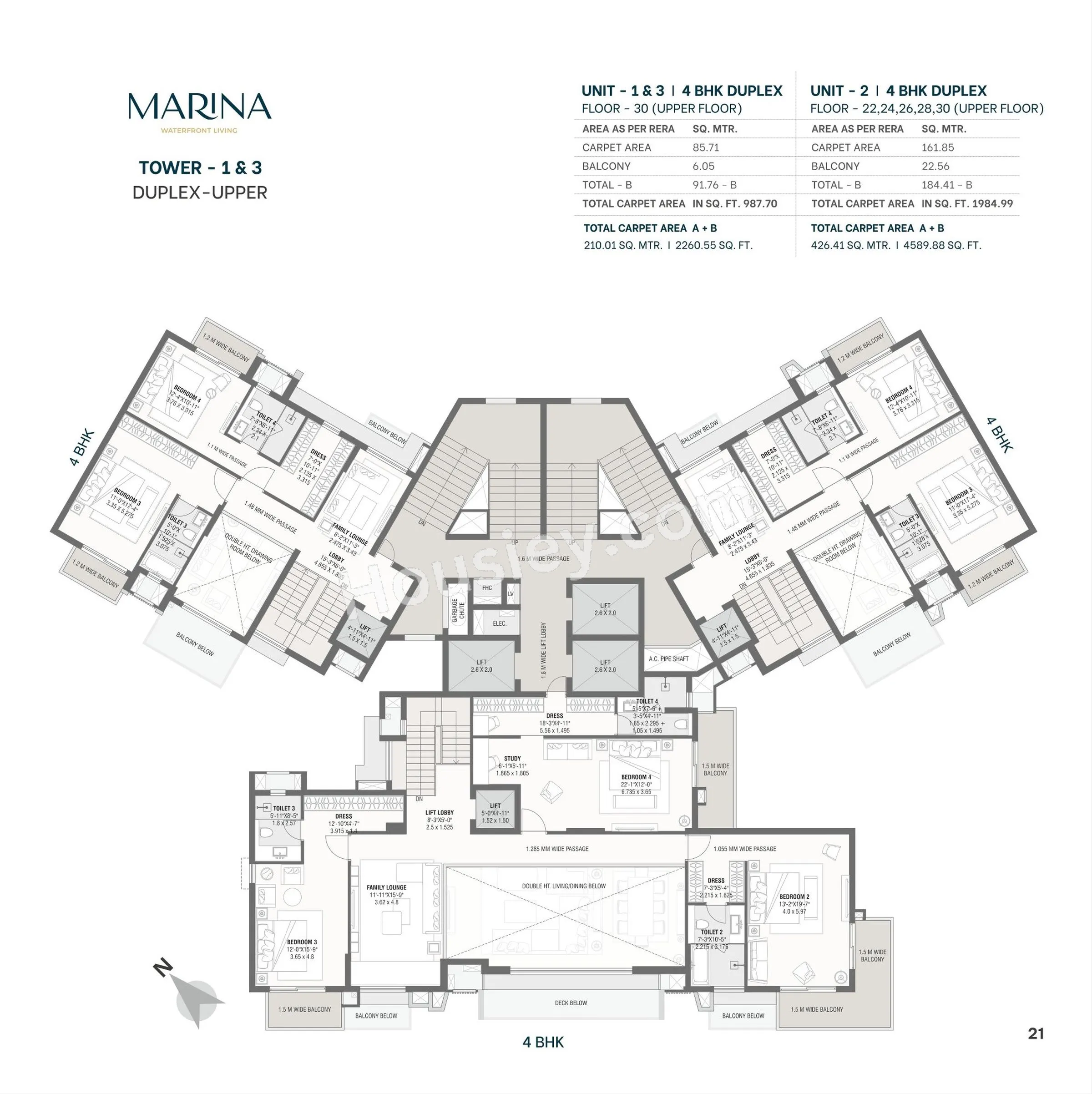 Savvy Marina Floor plan 1