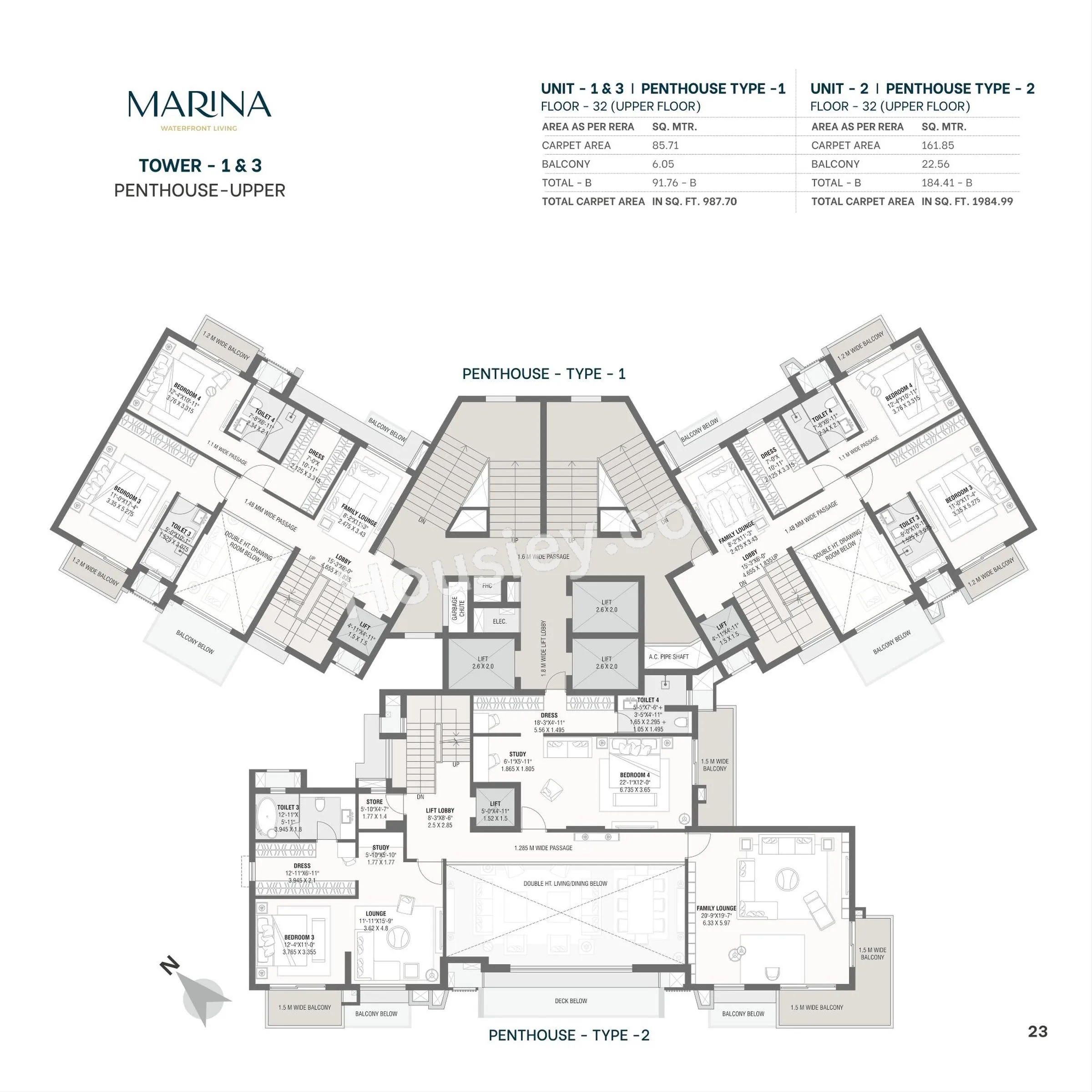 Savvy Marina Floor plan 5