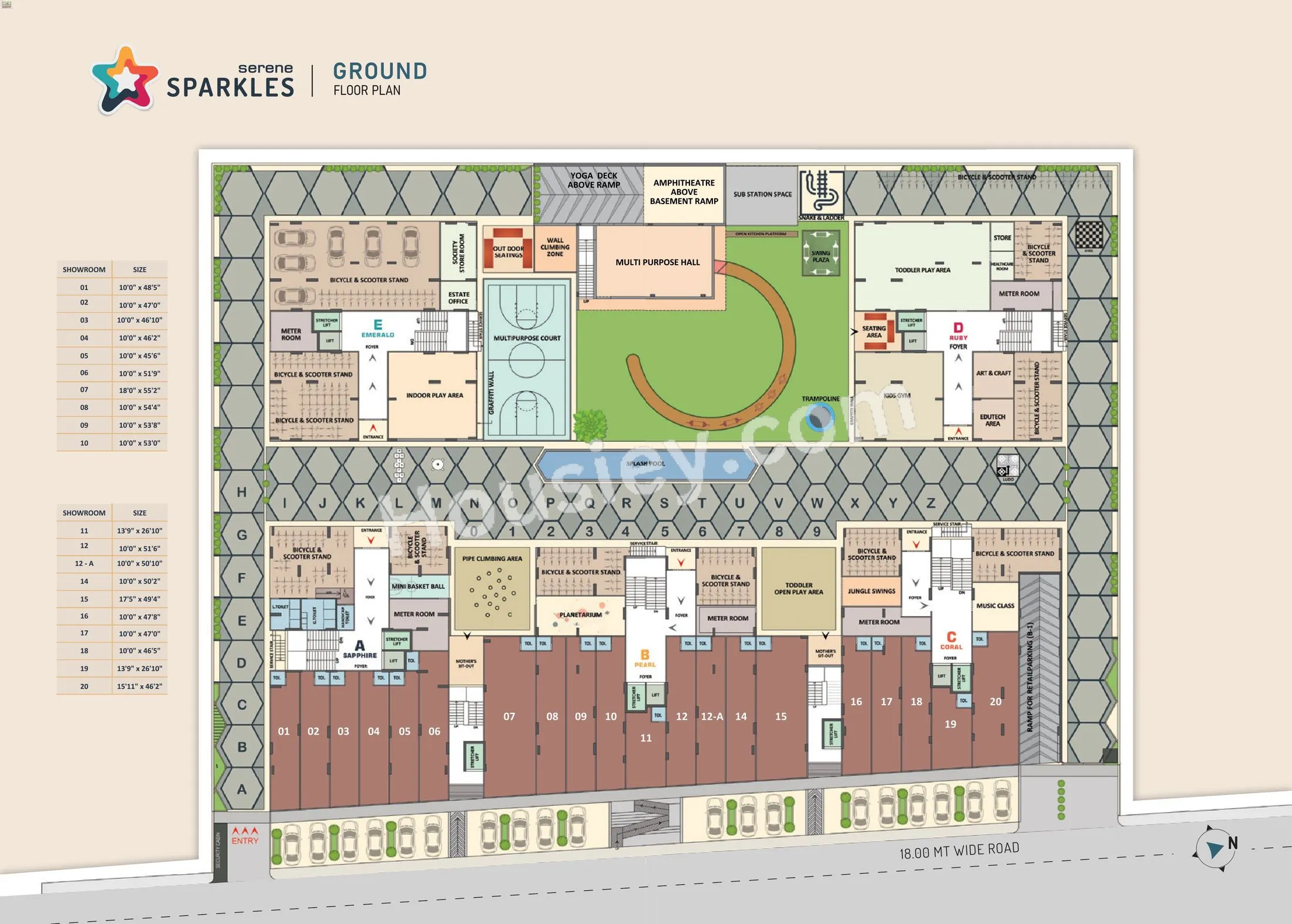 United Serene Sparkles Floor plan 2