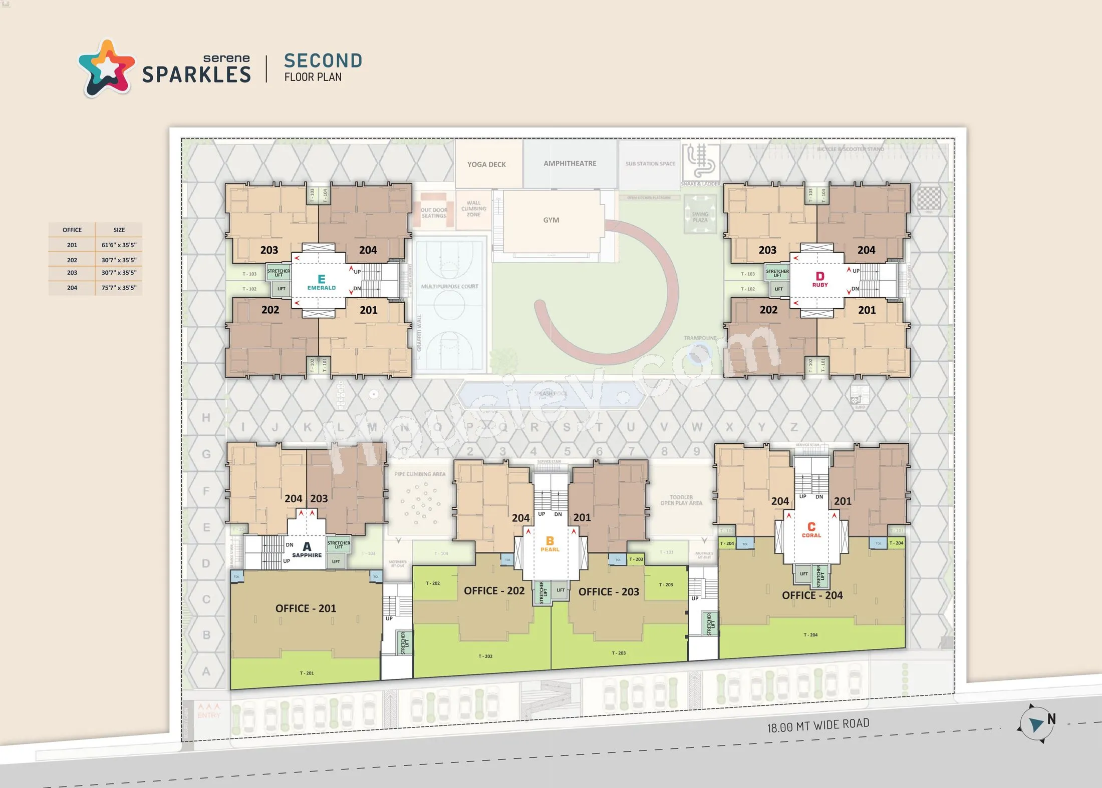 United Serene Sparkles Floor plan 4