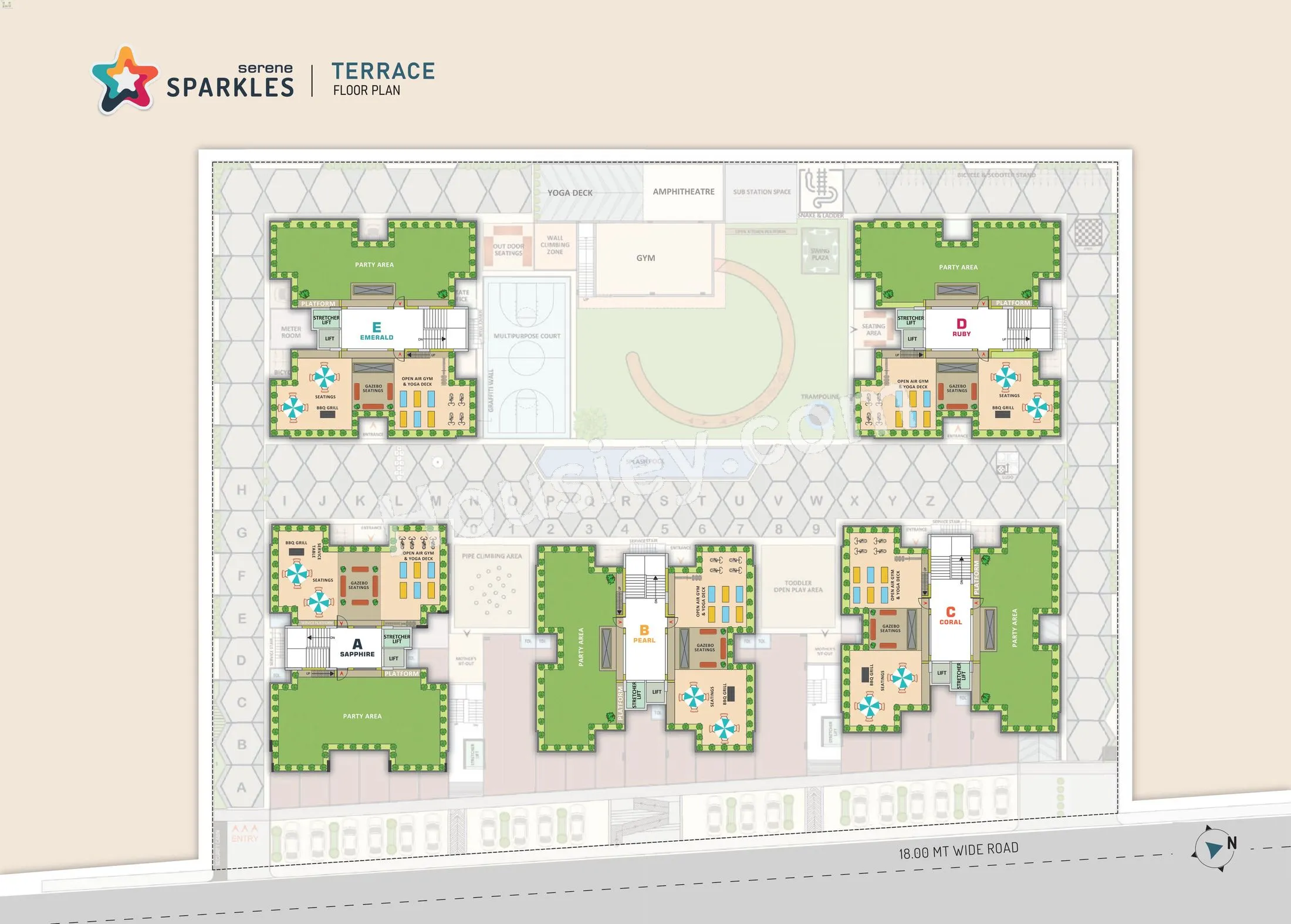 United Serene Sparkles Floor plan 5