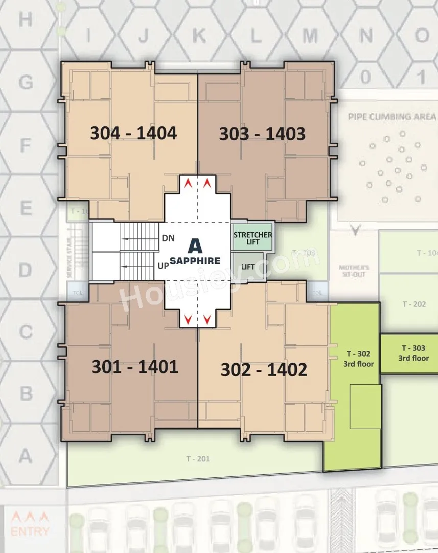 United Serene Sparkles Floor plan 1