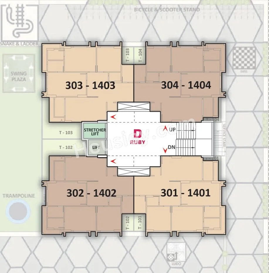 United Serene Sparkles Floor plan 3