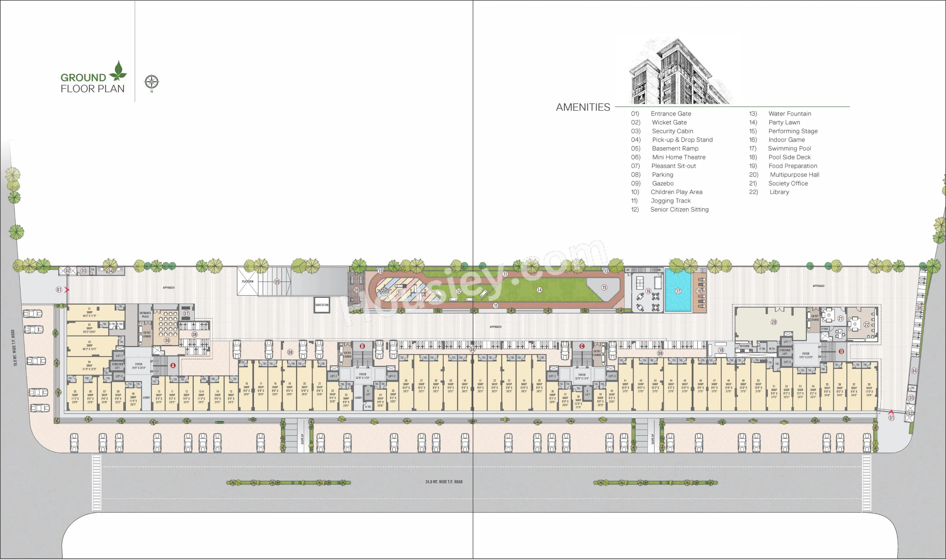 Serenity Shivam Floor plan 1