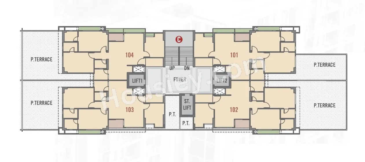Serenity Shivam Floor plan 4