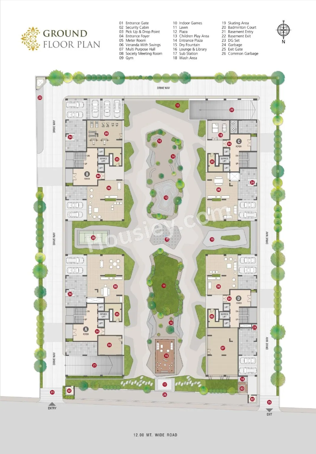 Shaligram Luxuria Floor plan 1