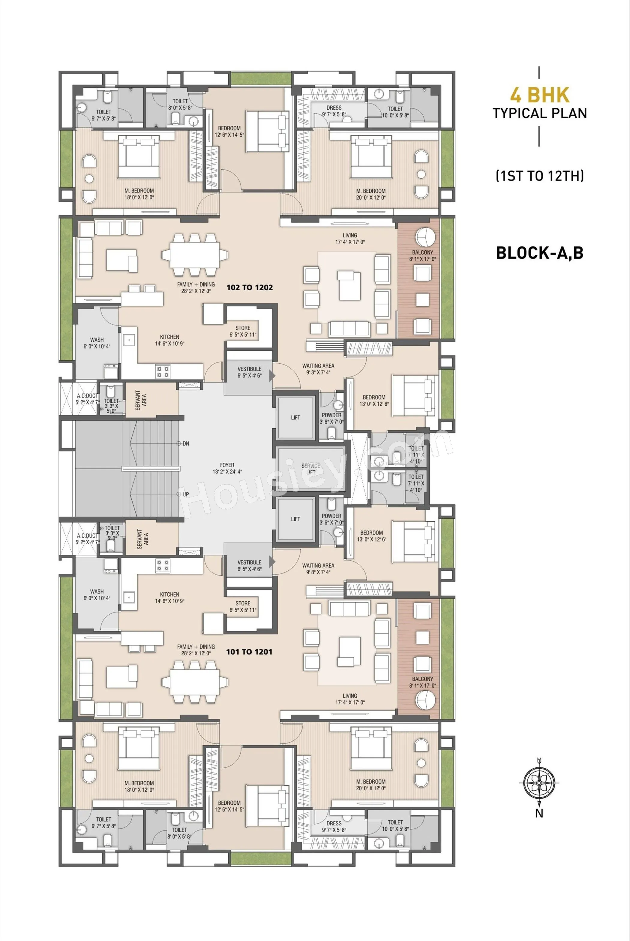 Shaligram Luxuria Floor plan 1