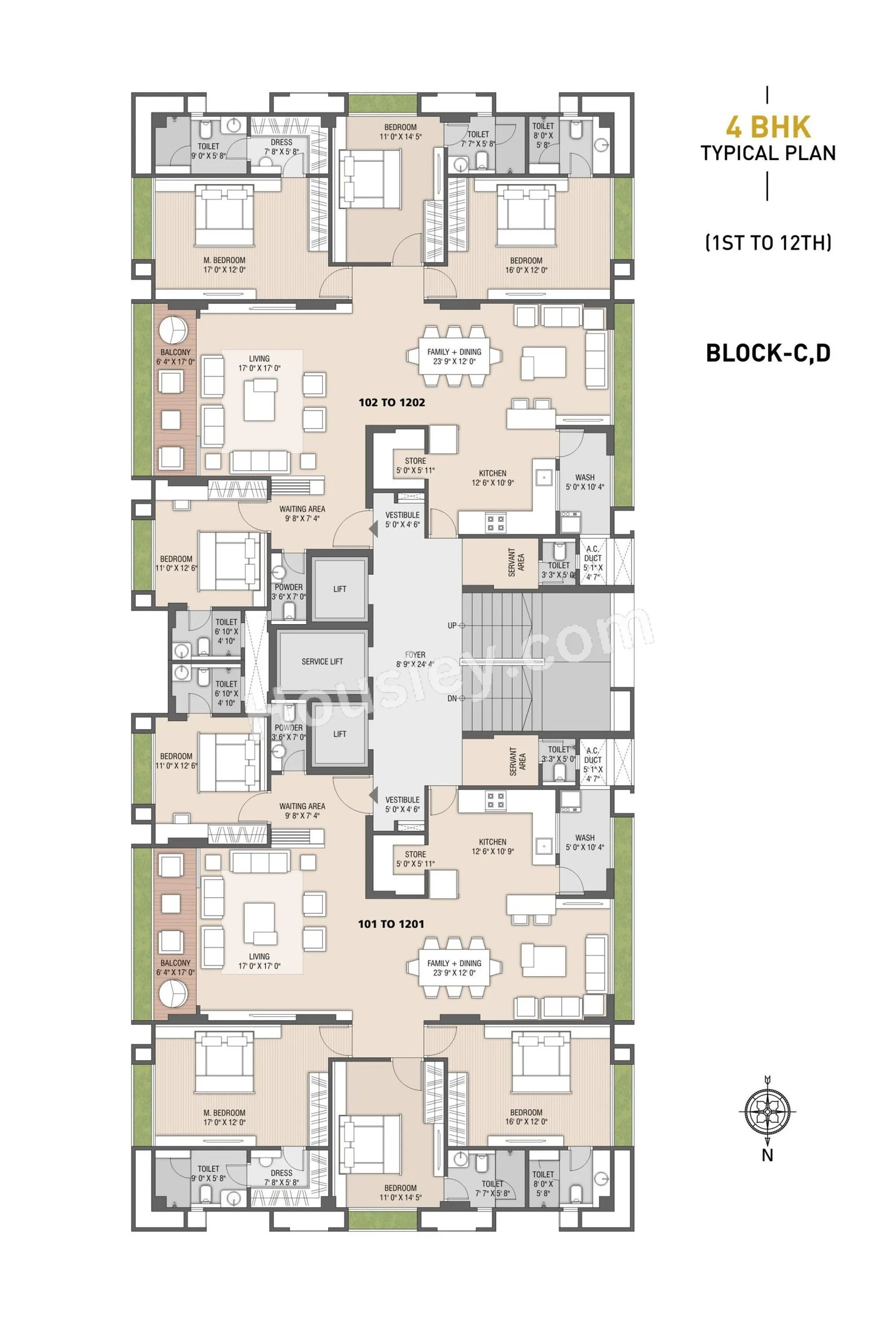 Shaligram Luxuria Floor plan 2