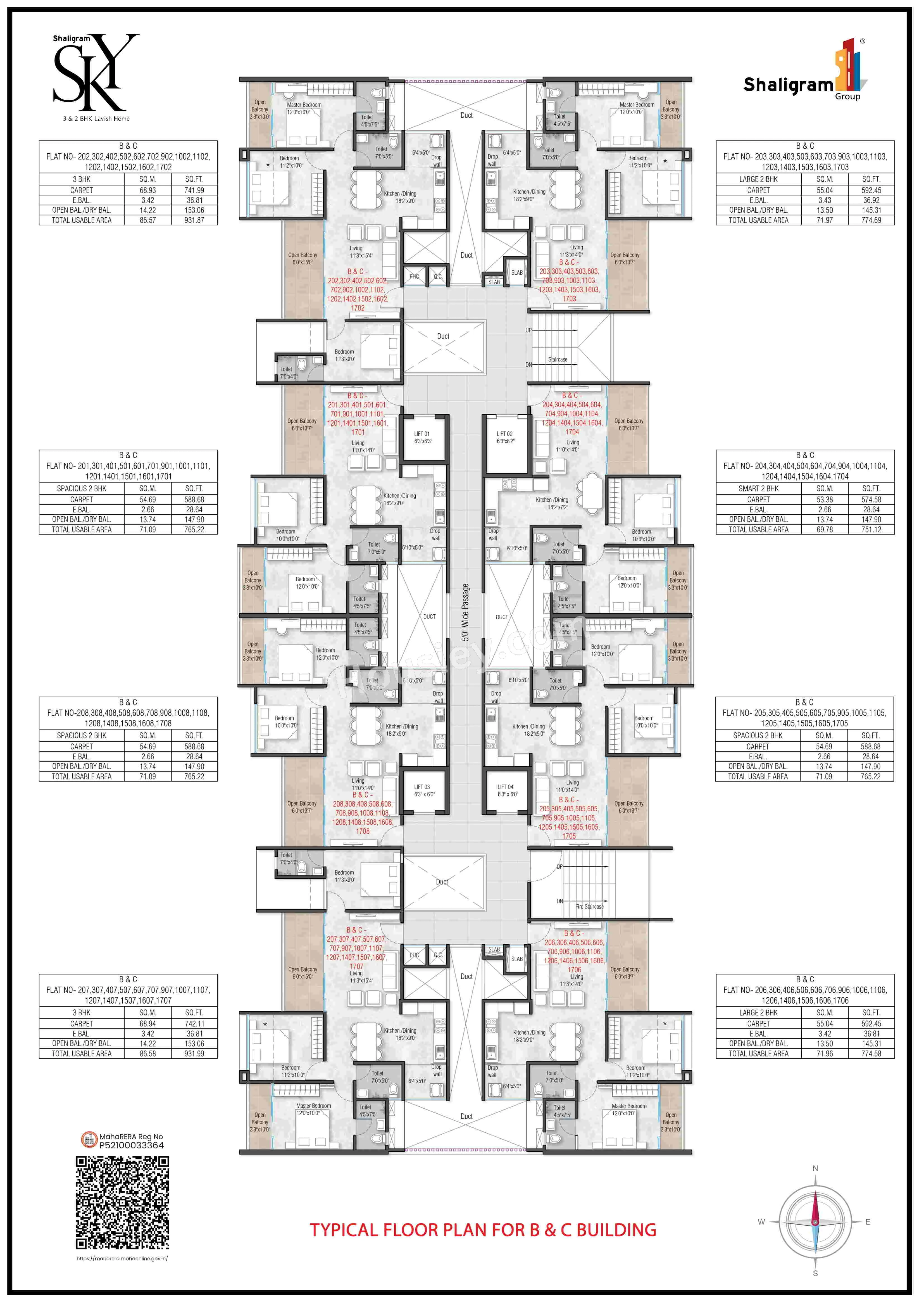 Shaligram Sky Floor plan 1