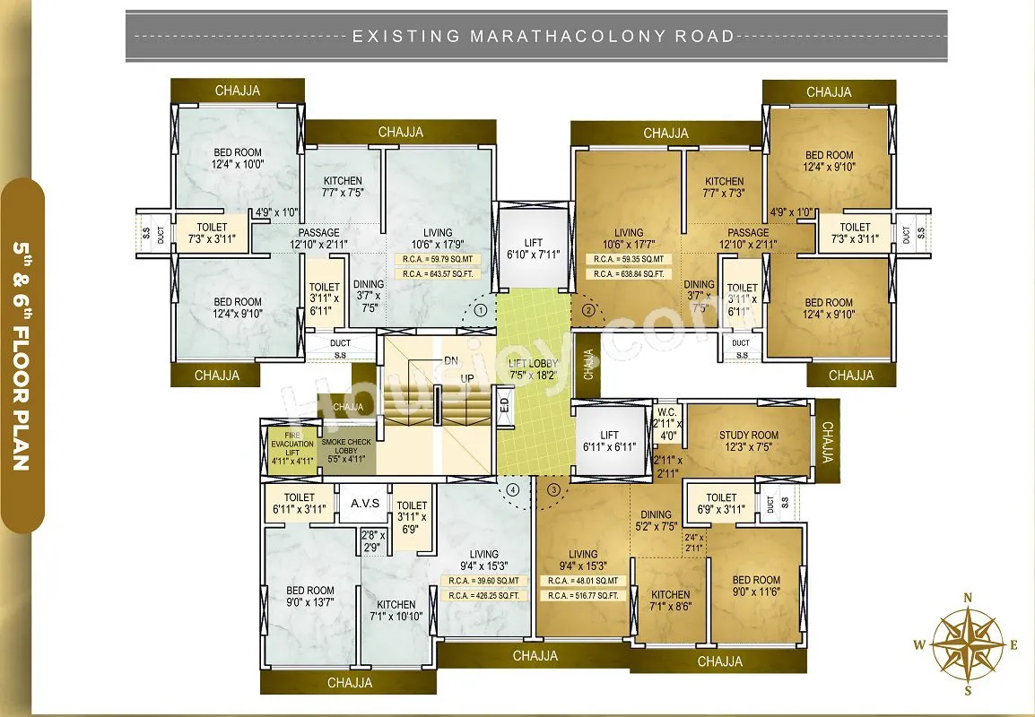 Shantee Muktangan Residency Floor plan 2