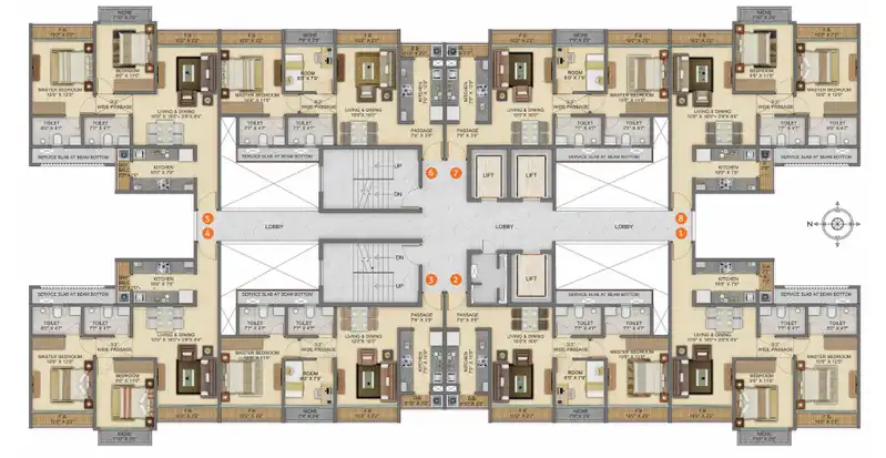 Shapoorji Joyville Floor plan 1