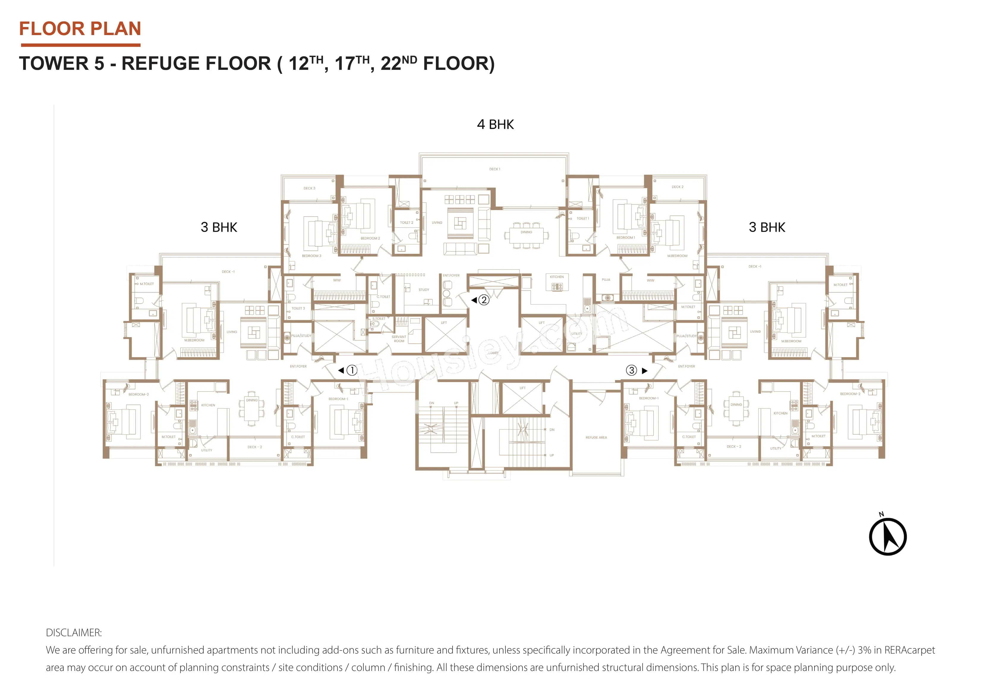 Shapoorji Golfland Floor plan 4