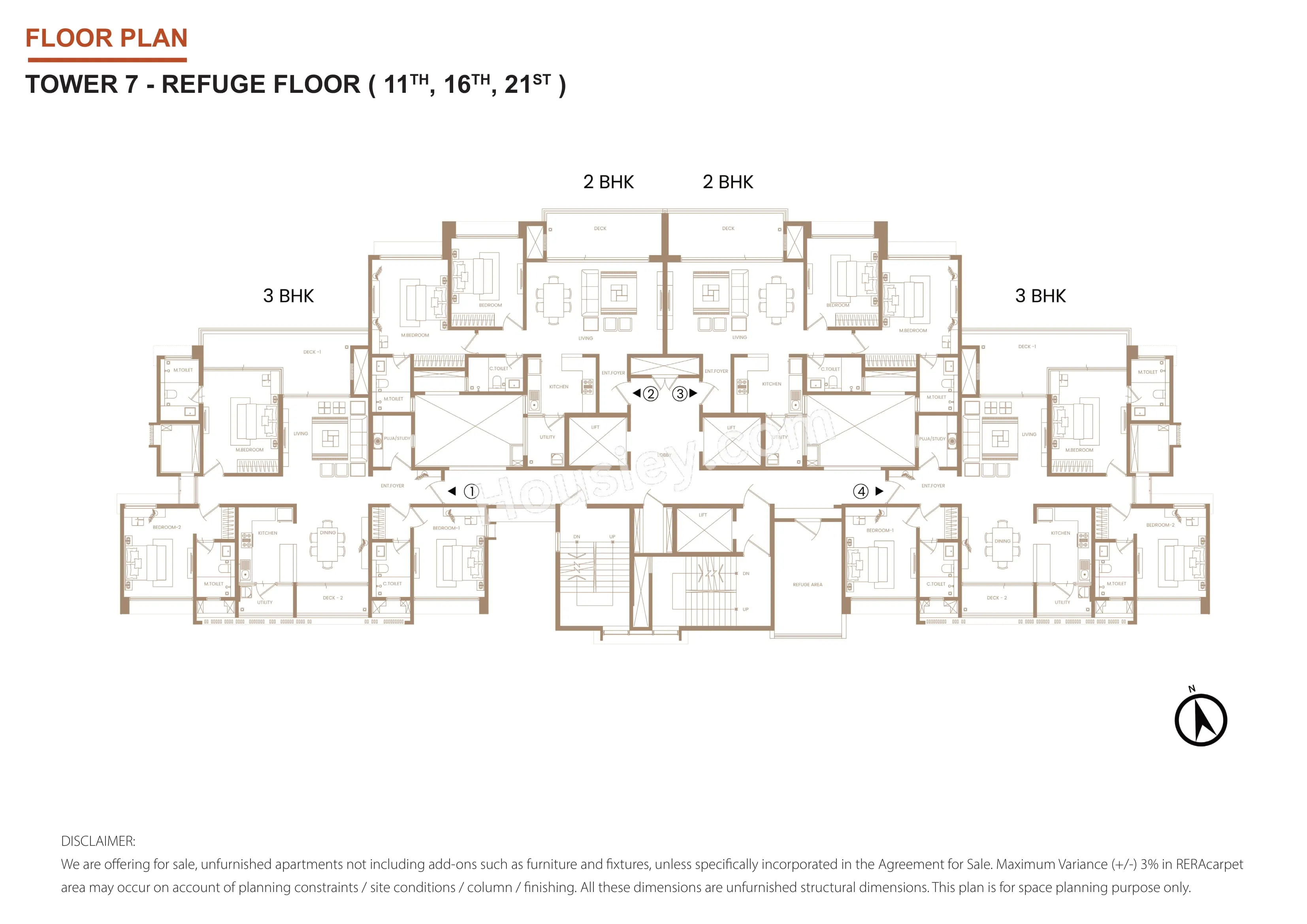 Shapoorji Golfland Floor plan 14