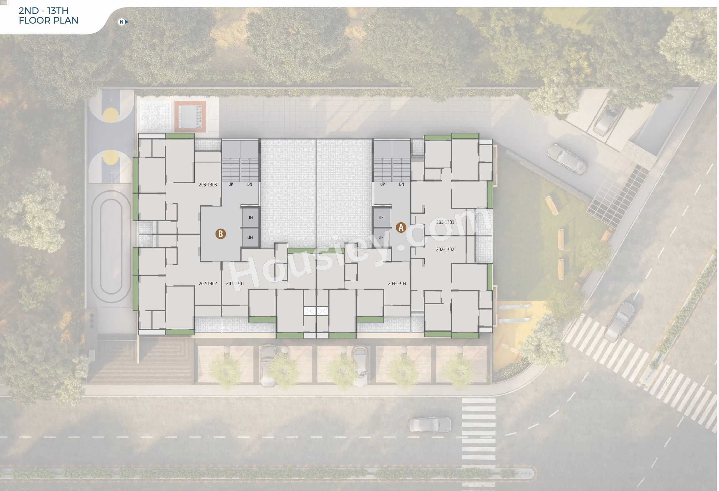 Sharda The Ripples Floor Plan