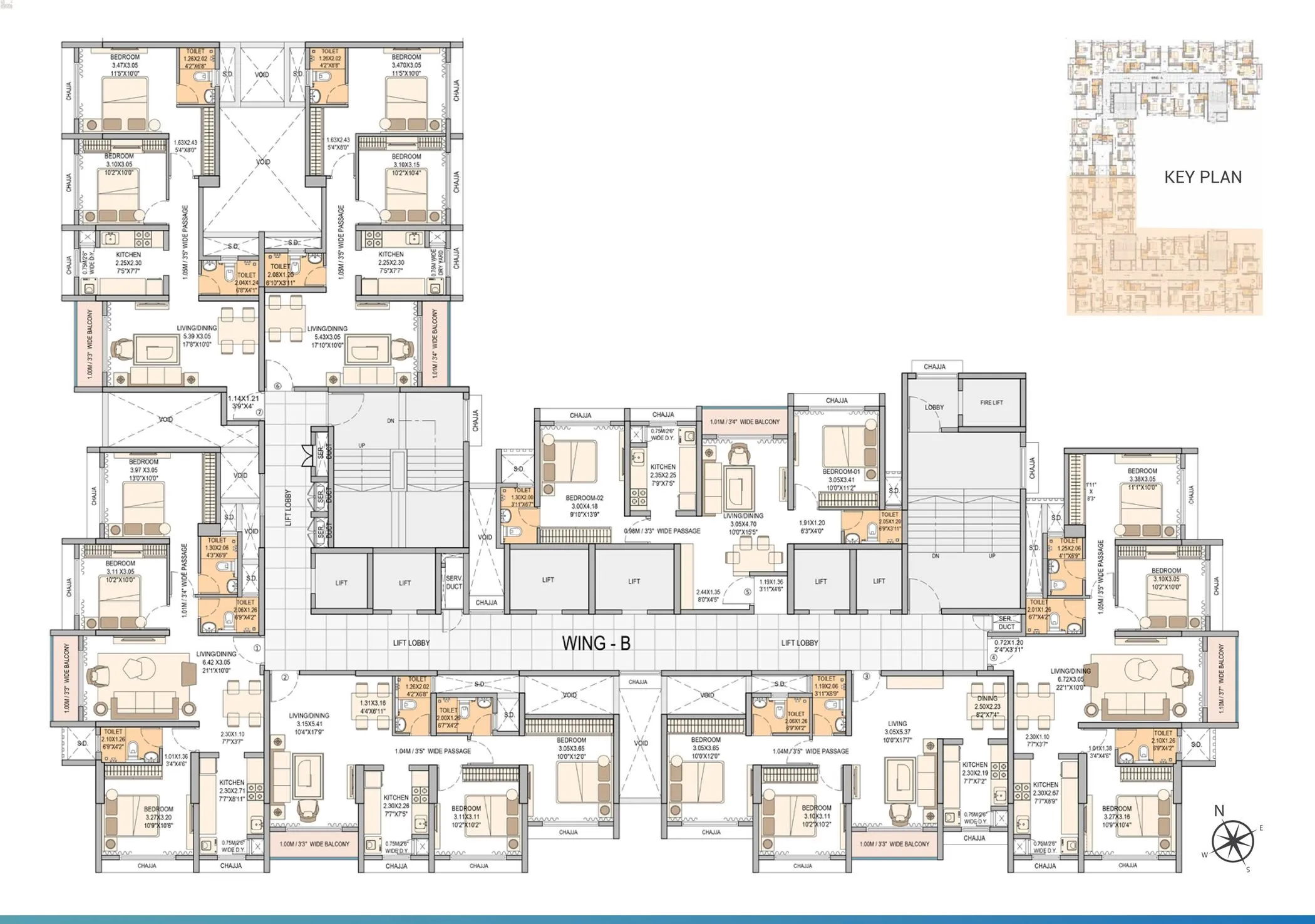 Sheth Vasant Blossom Floor plan 1