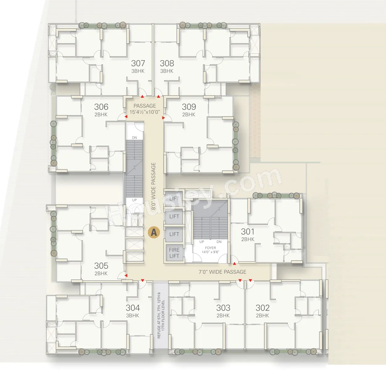 Shilp North Sky Floor plan 1