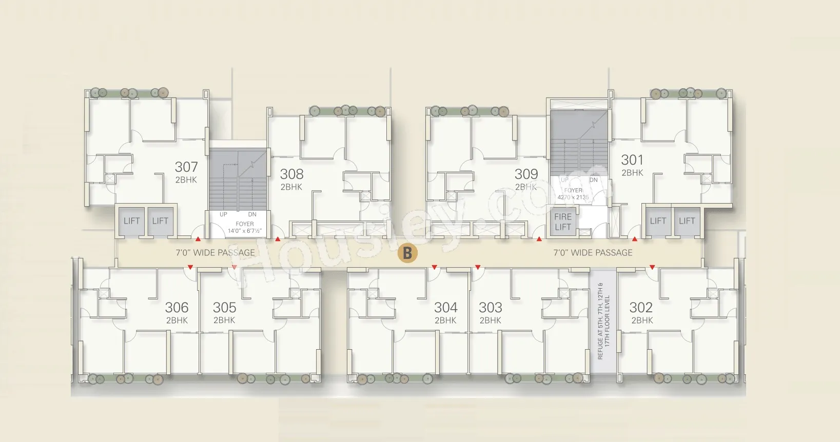 Shilp North Sky Floor plan 2
