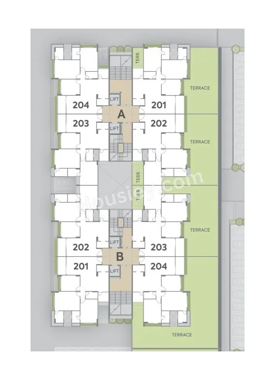 Shilp Residency Floor plan 1