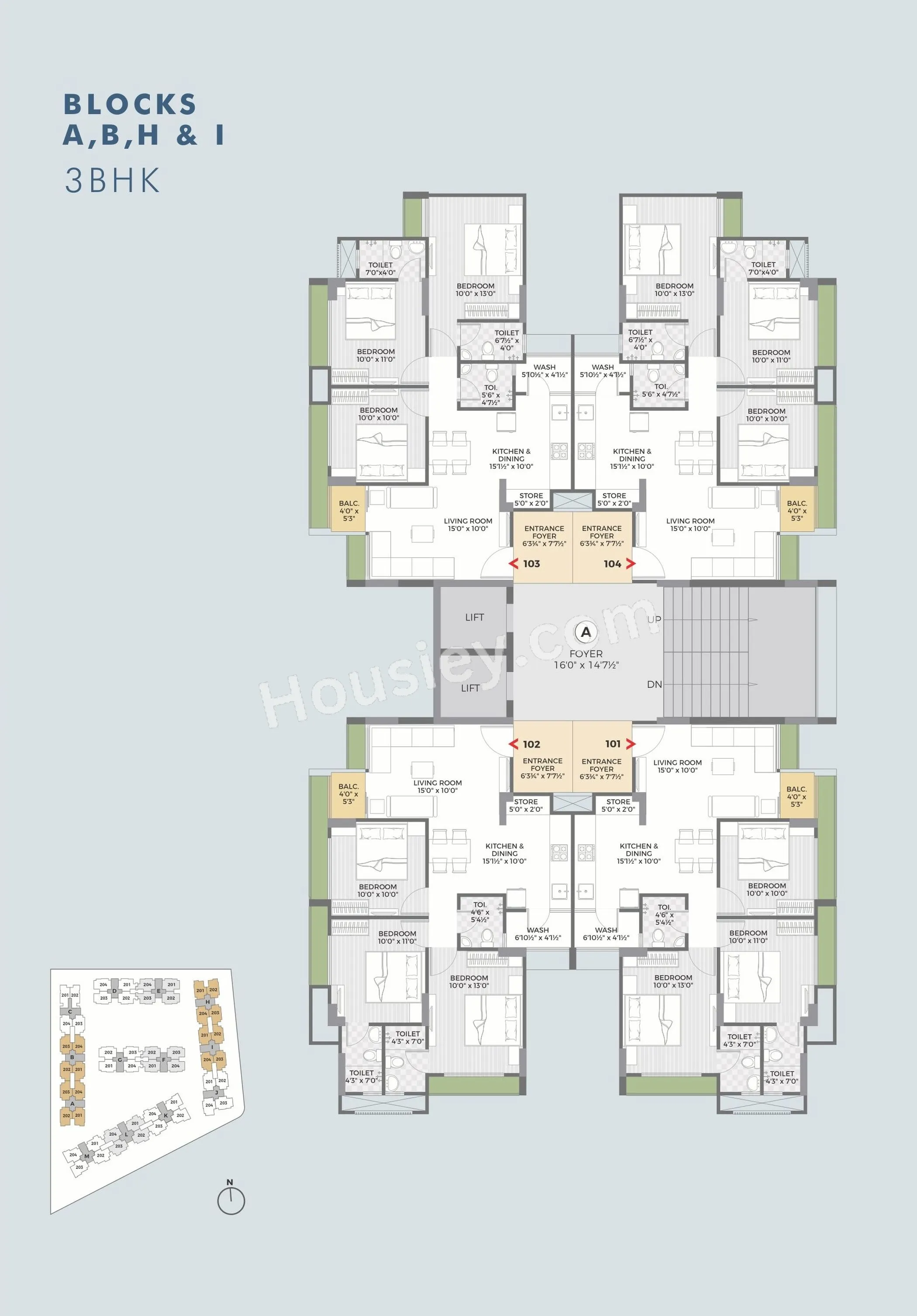 Shilp Revanta Floor plan 3