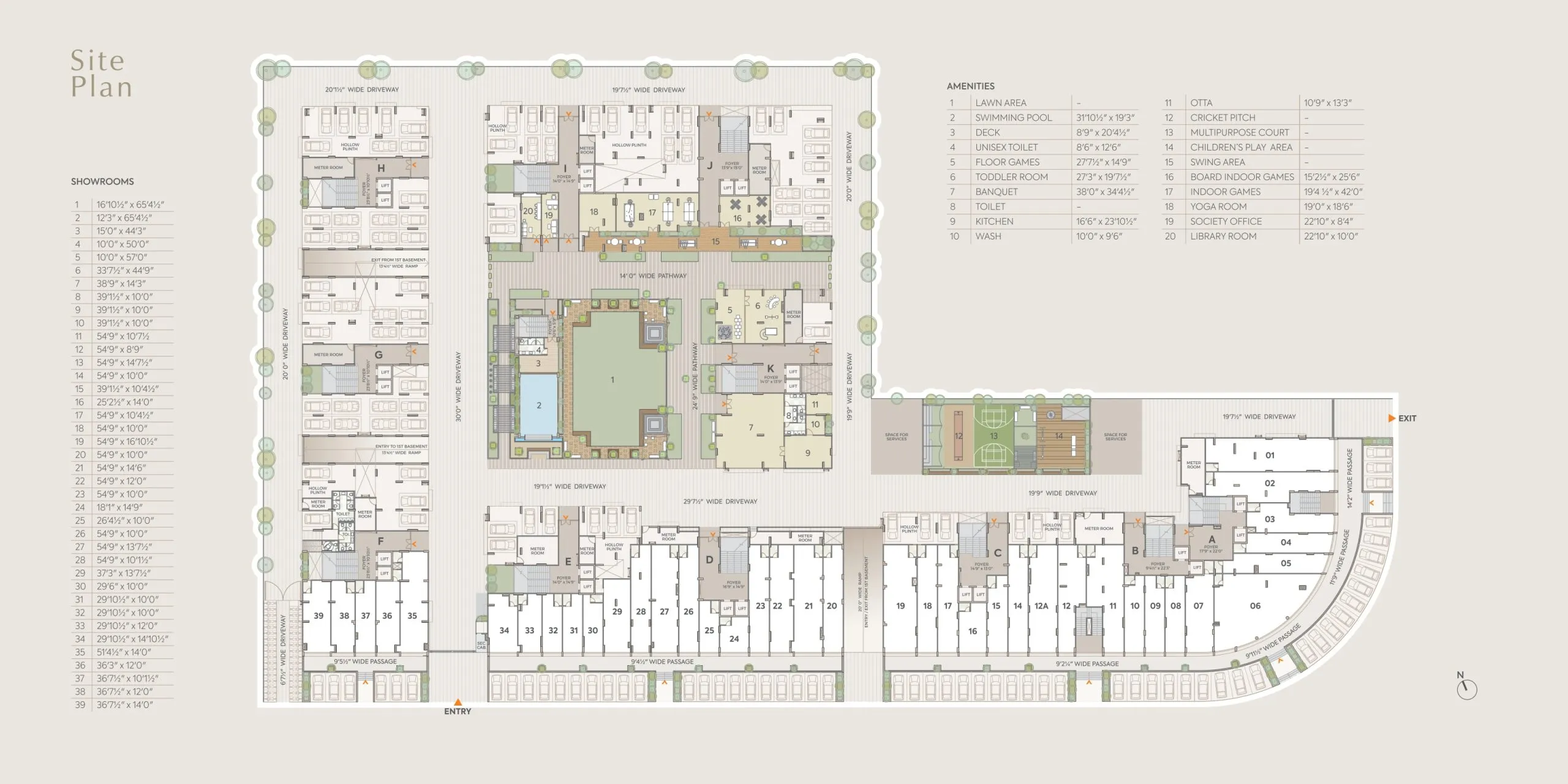 Shilp Serene Floor plan 1