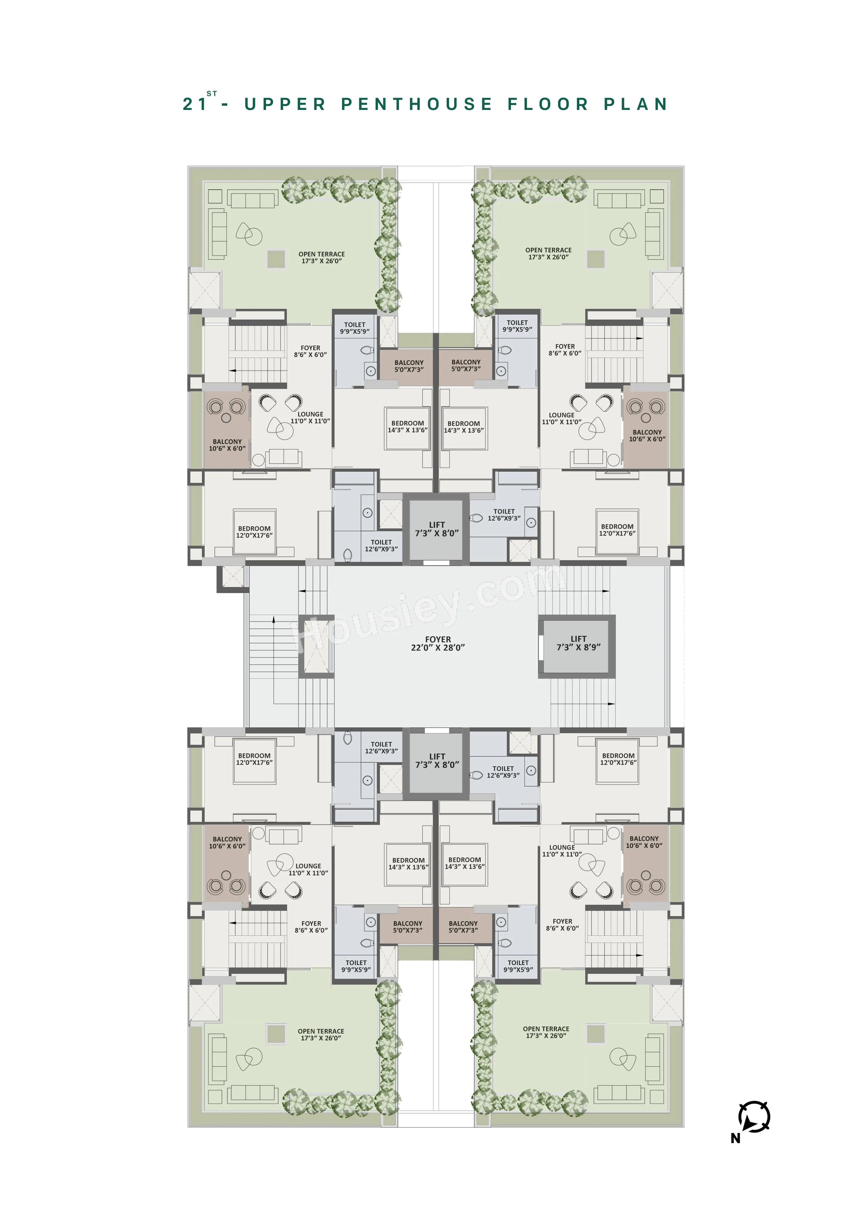 Shivalik Greenfield Floor plan 2