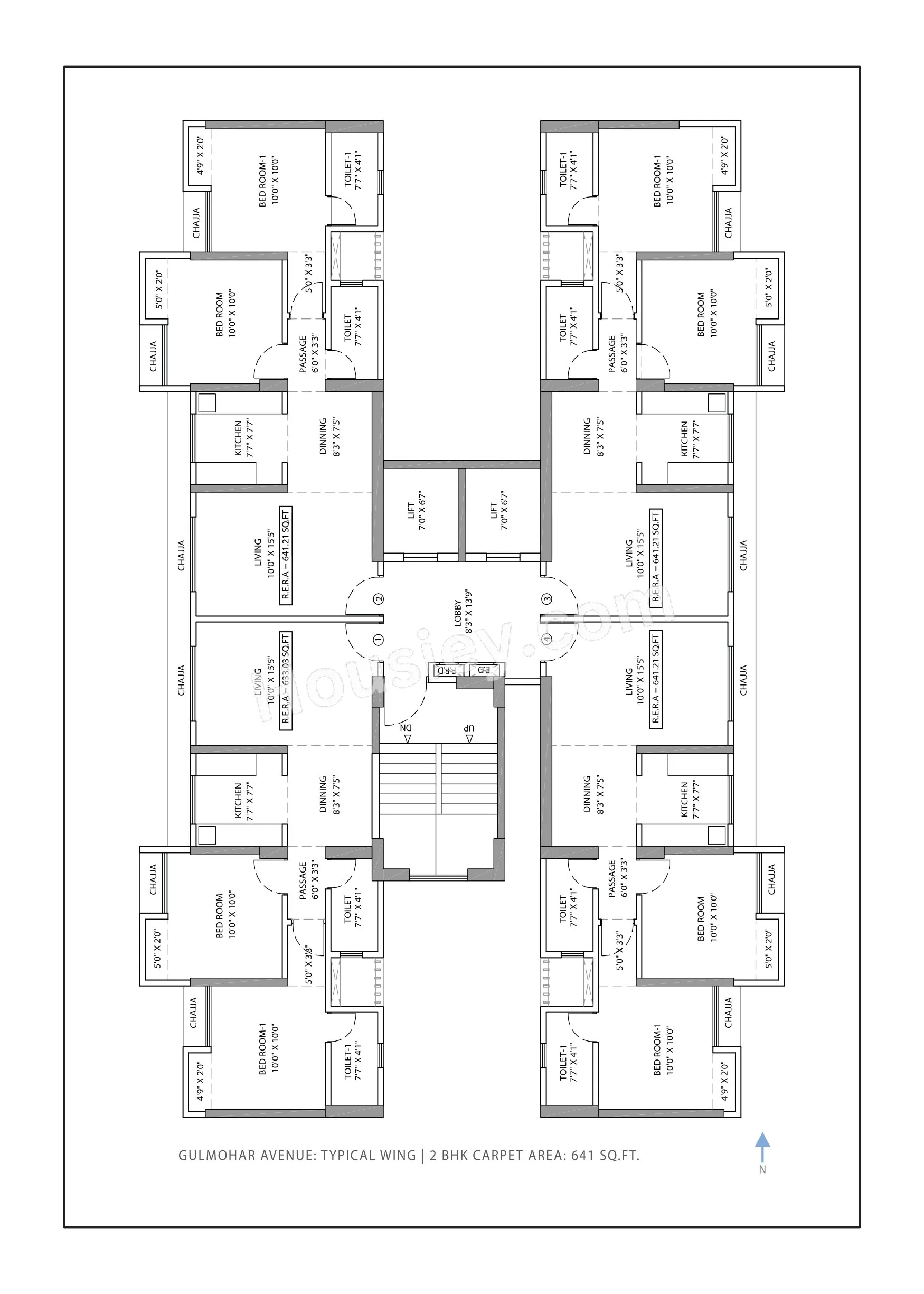 Shivalik Gulmohar Avenue Floor plan 2