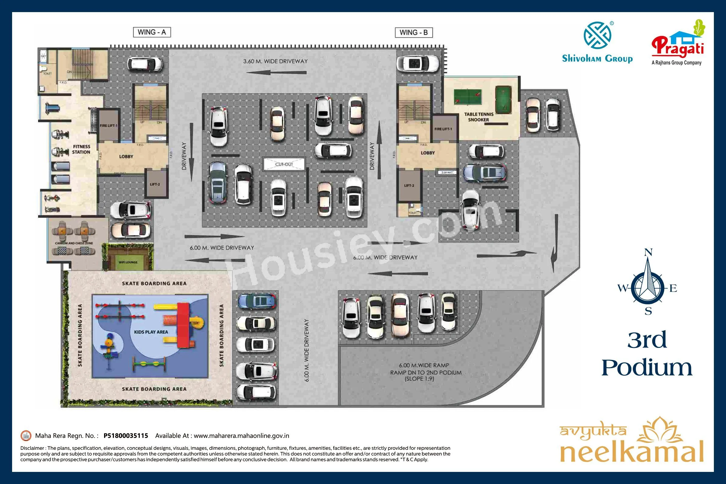 Shivoham Avyukta Neelkamal Floor plan 3