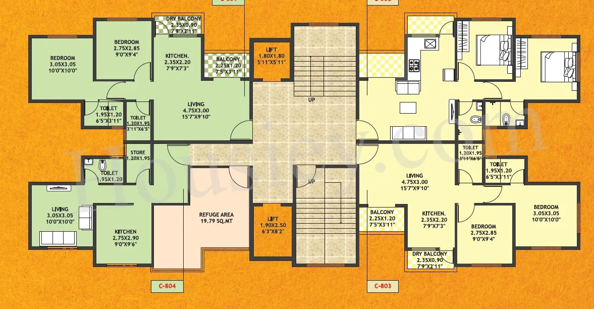 Shivteerth Legacy Floor plan 2