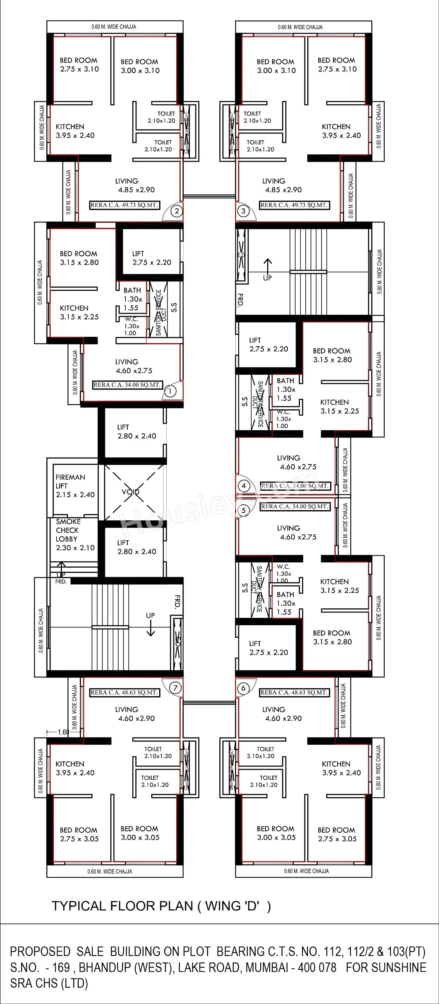 Shraddha Evoque Floor Plan