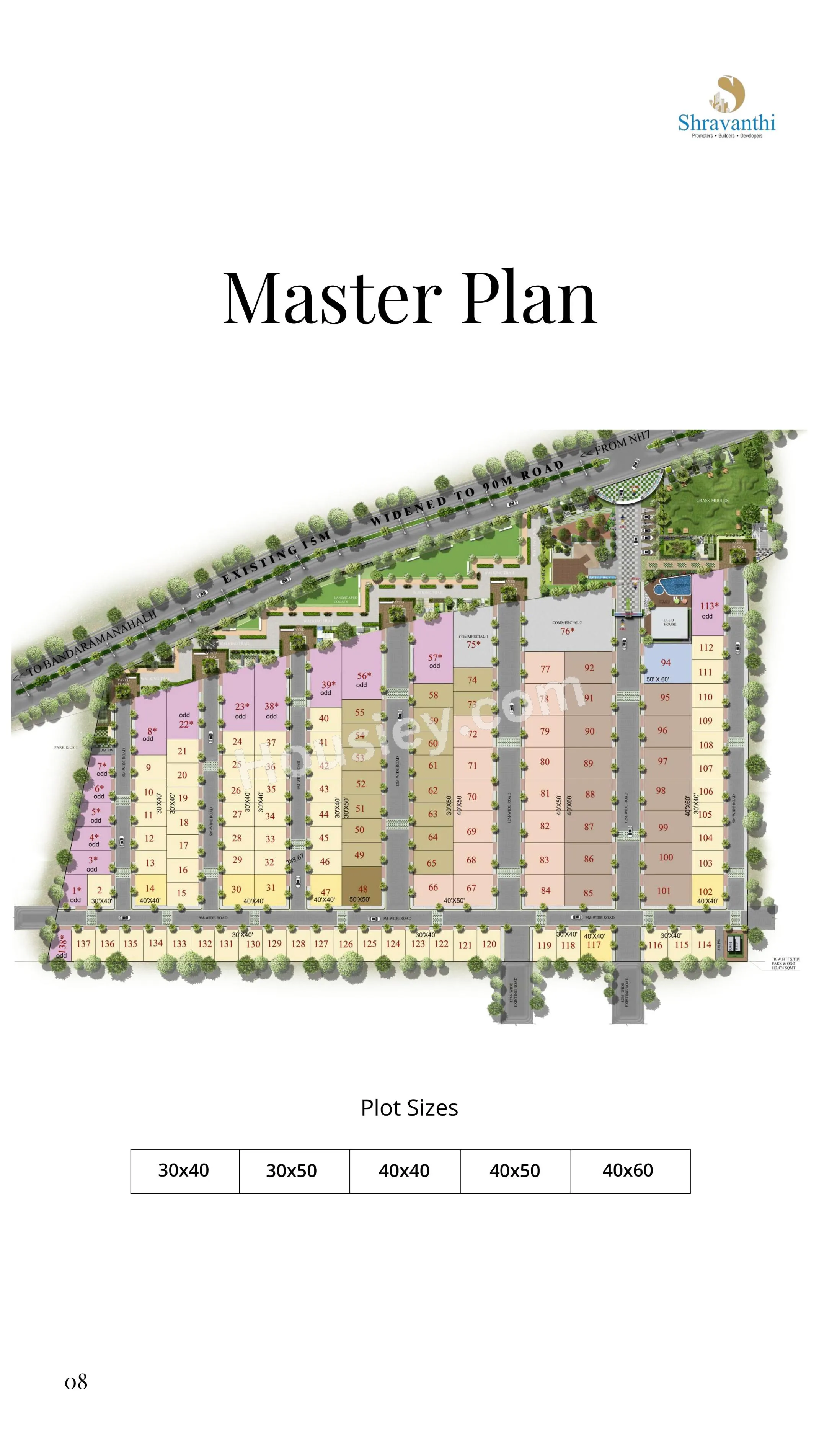Shravanthi North One Floor Plan