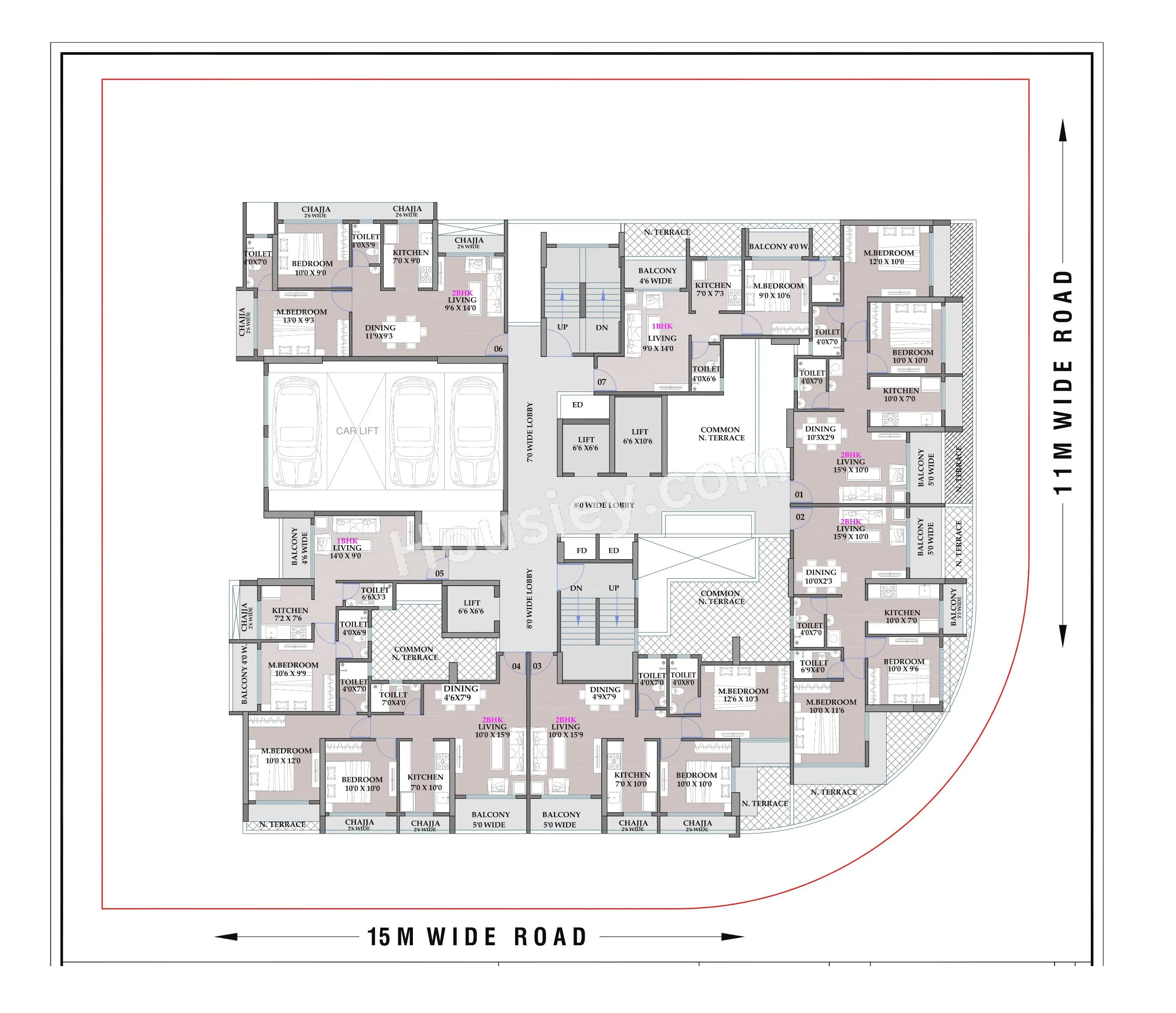 Shreeji Cloud Floor plan 5