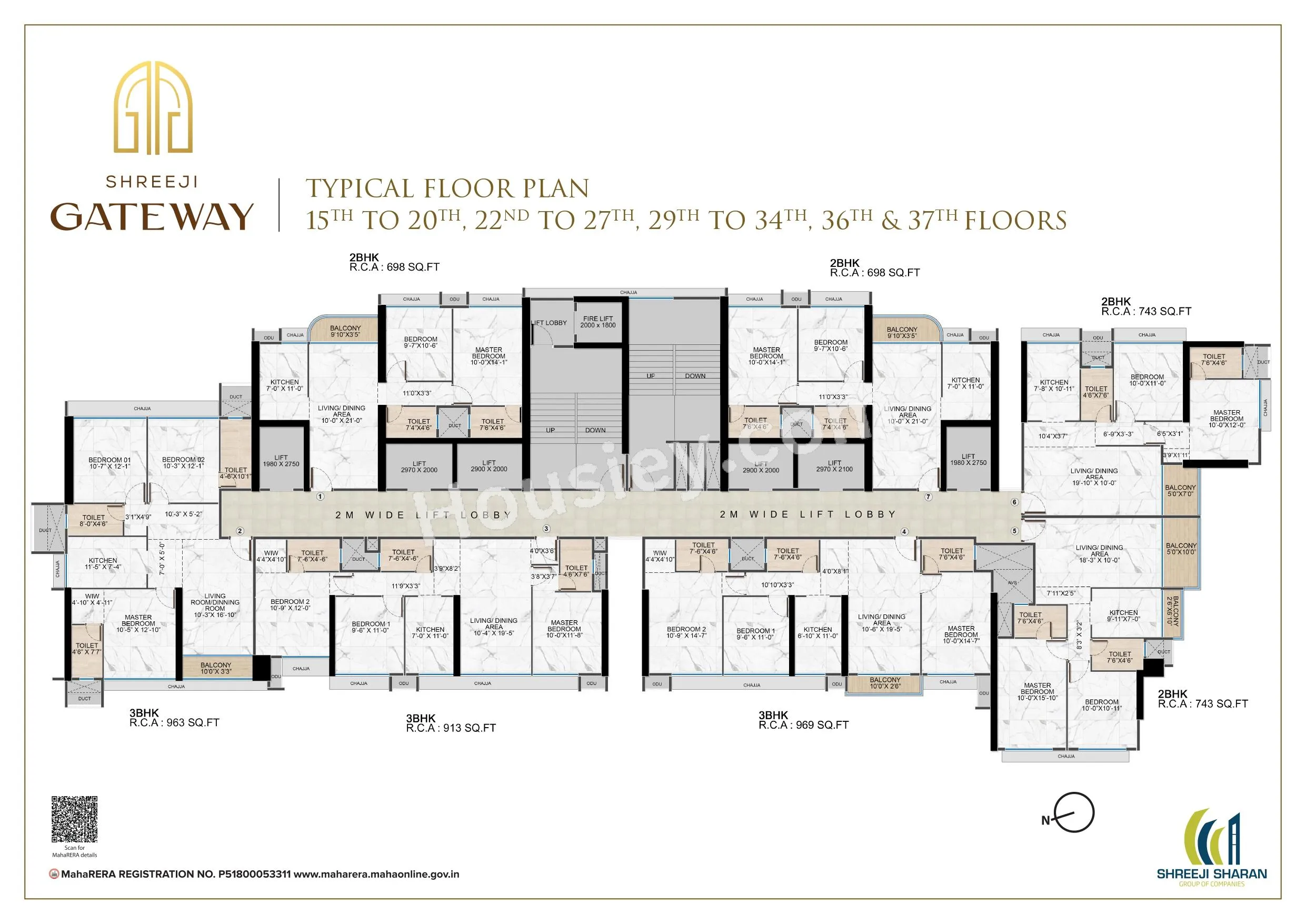 Shreeji Gateway Floor plan 2