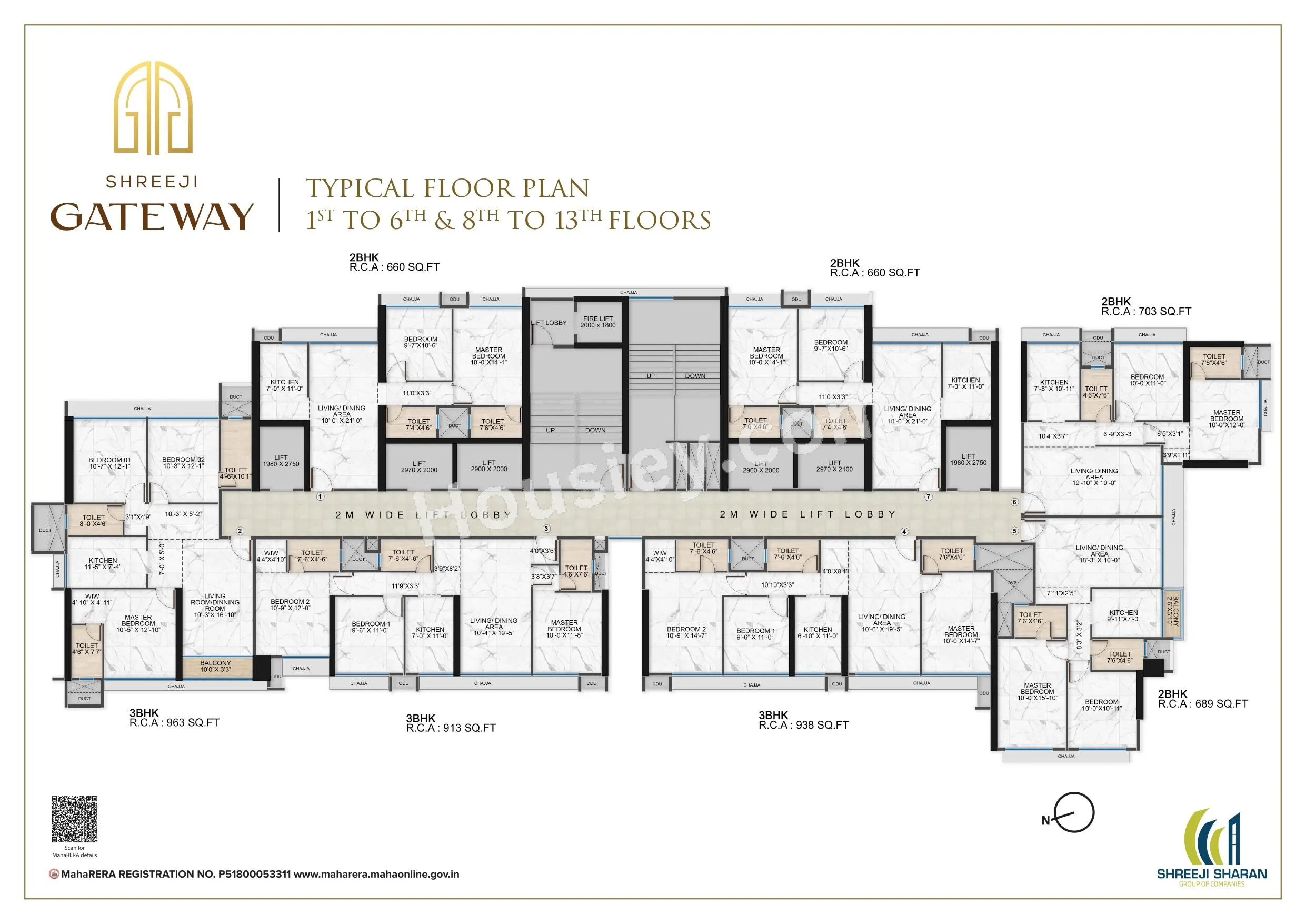 Shreeji Gateway Floor plan 1