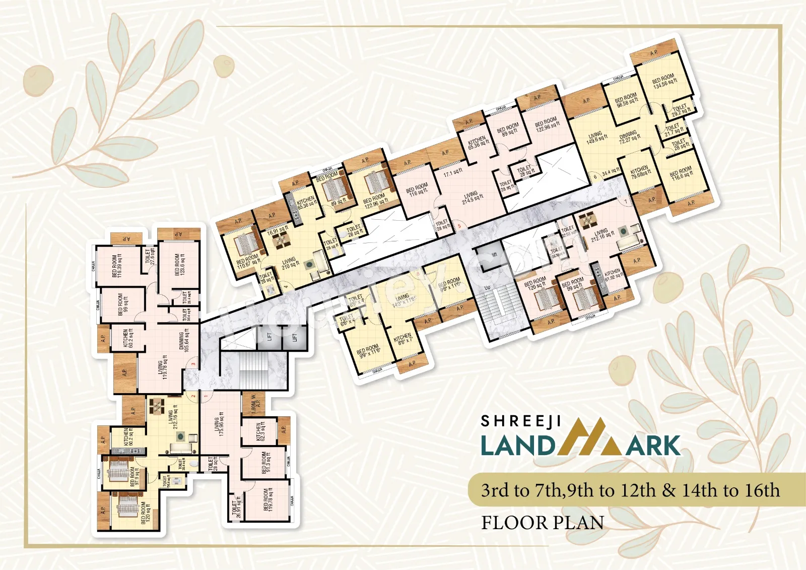 Shreeji Landmark Floor plan 2