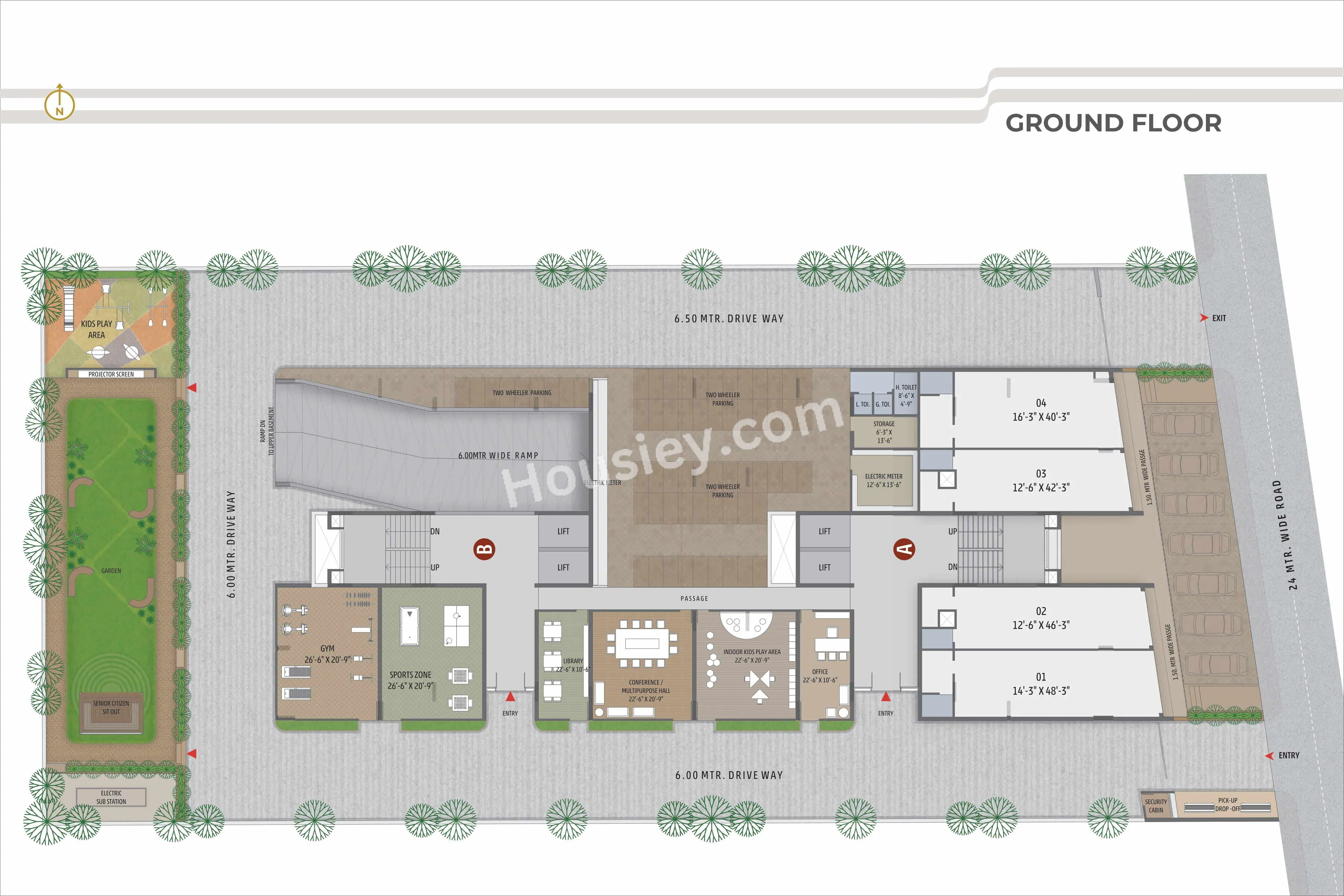 Shreeji Sarvatra Master Plan