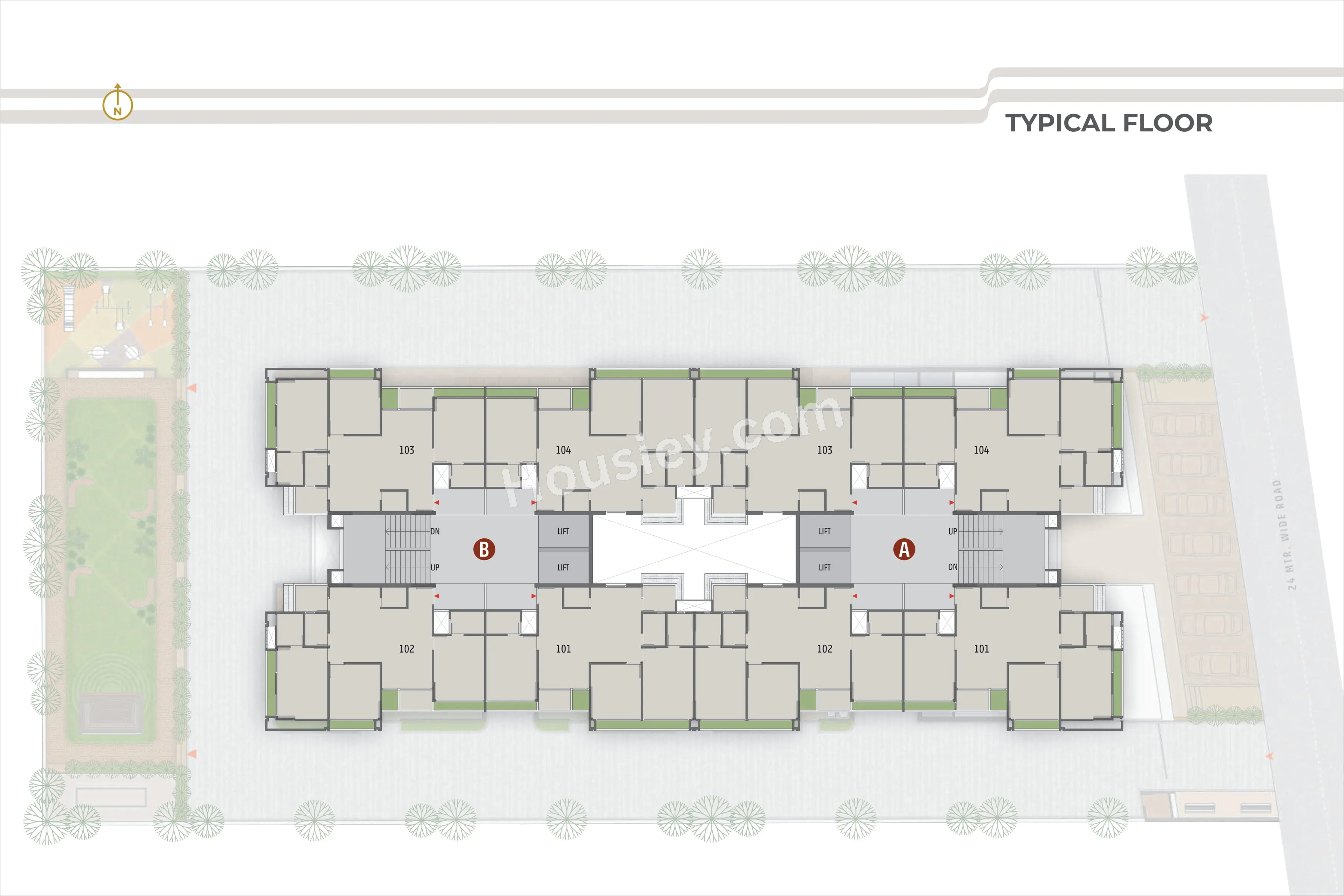 Shreeji Sarvatra Floor Plan
