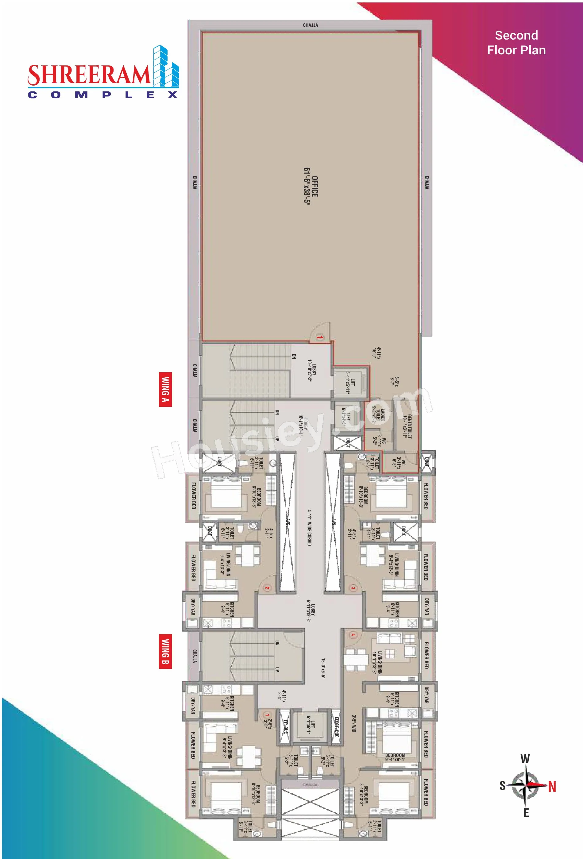 Shreeram Complex Floor plan 1