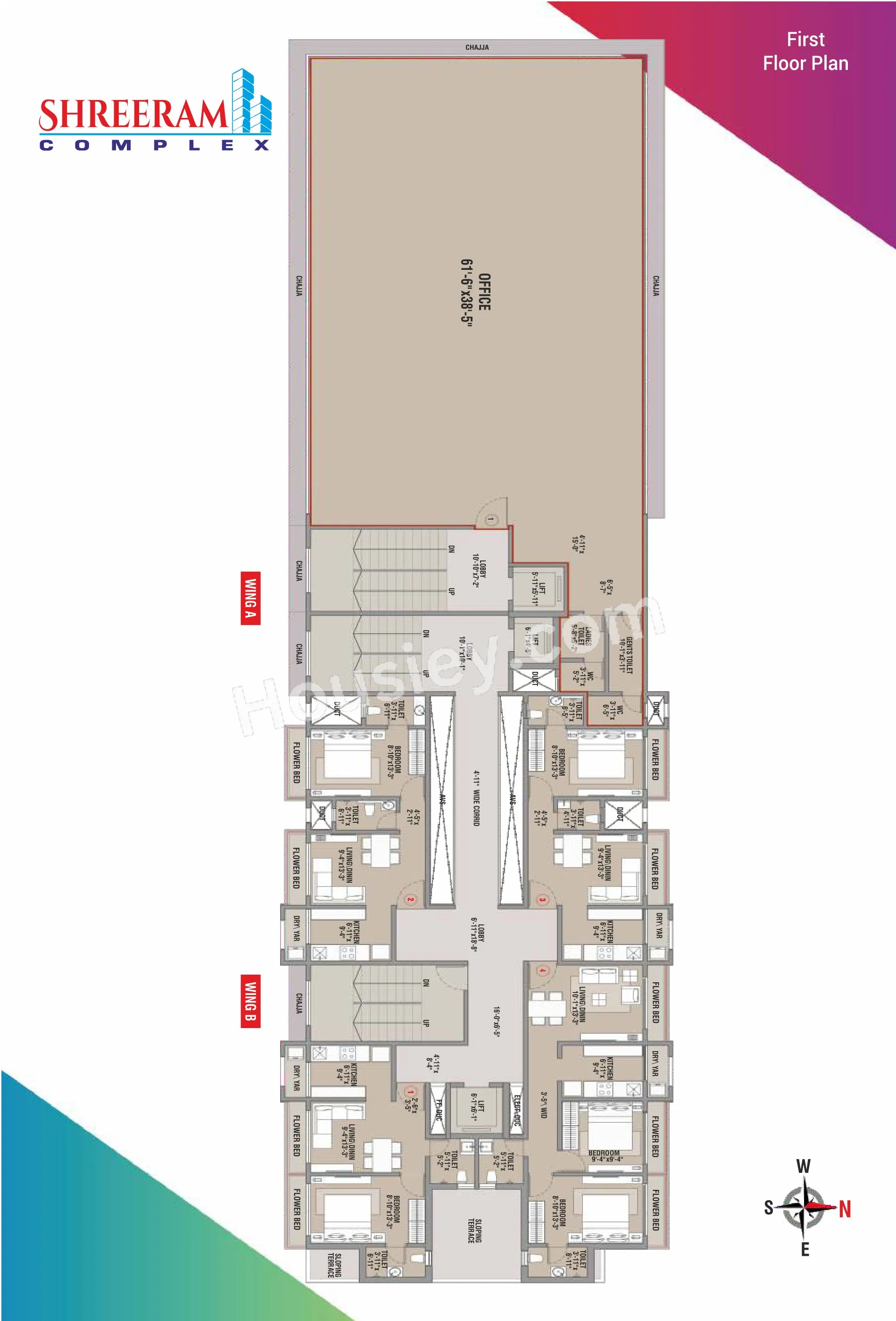 Shreeram Complex Floor plan 2