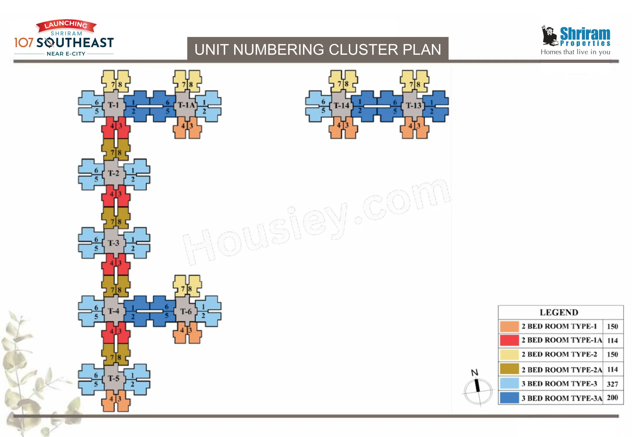 Shriram 107 SouthEast Floor plan 2