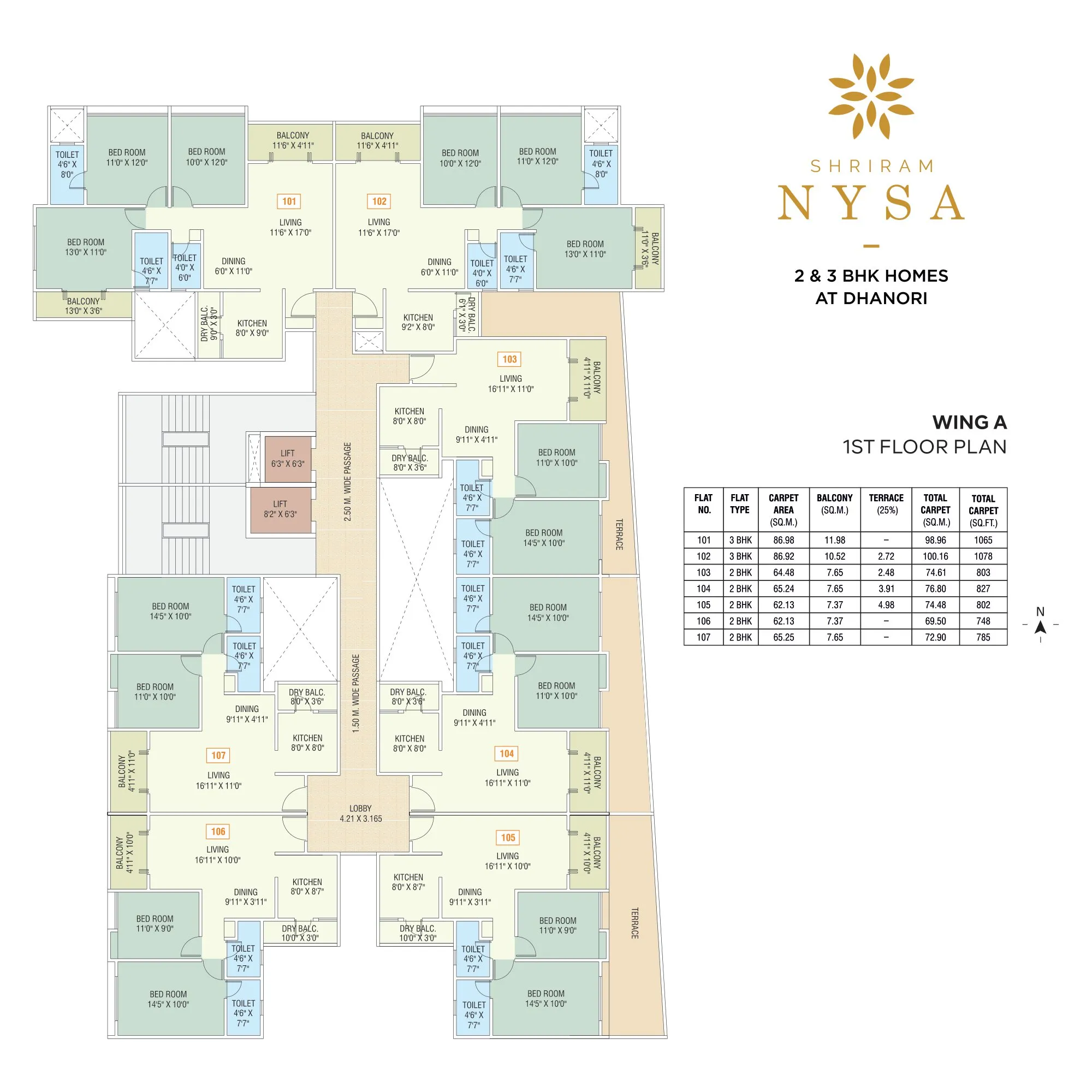 Shriram Nysa Floor plan 1
