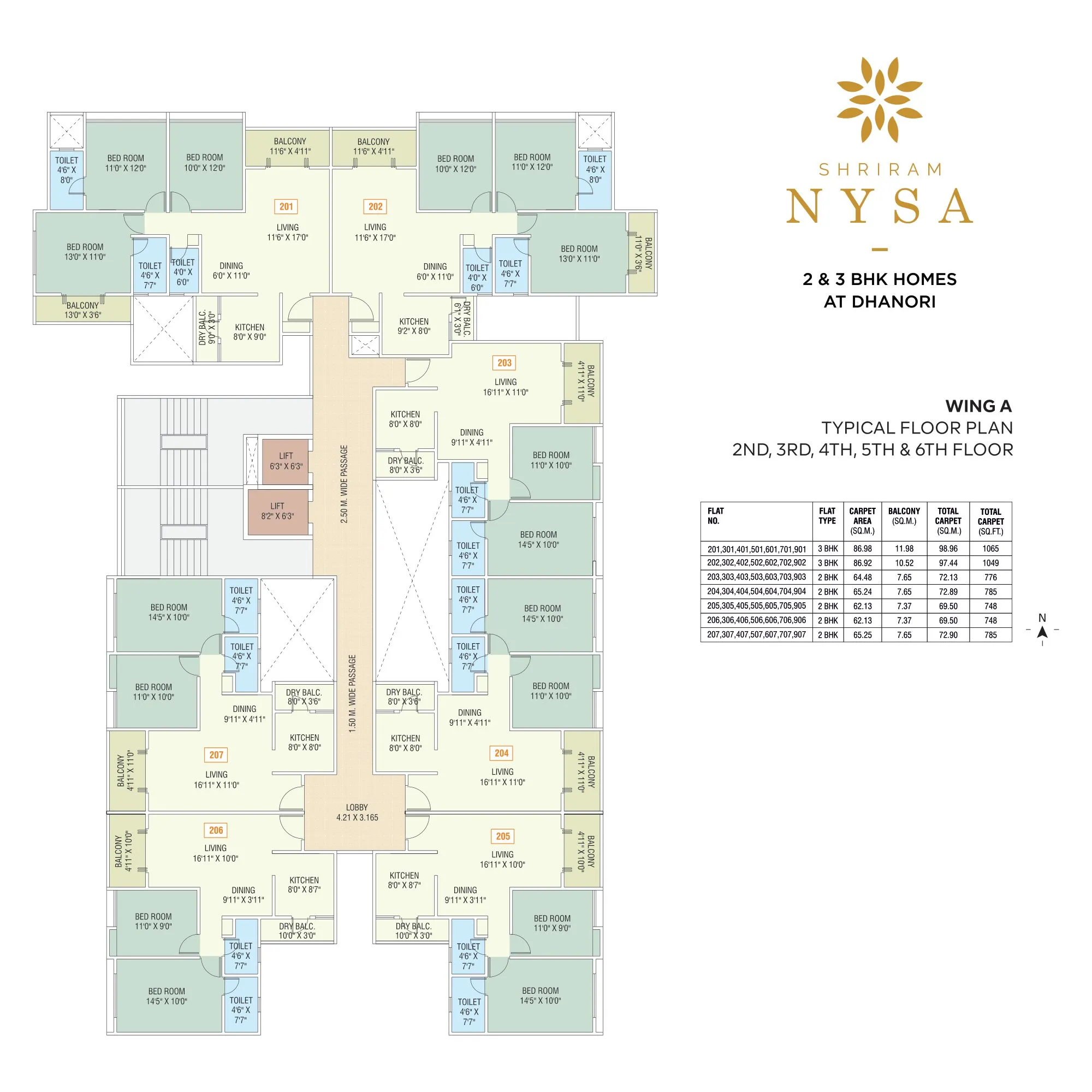 Shriram Nysa Floor plan 2