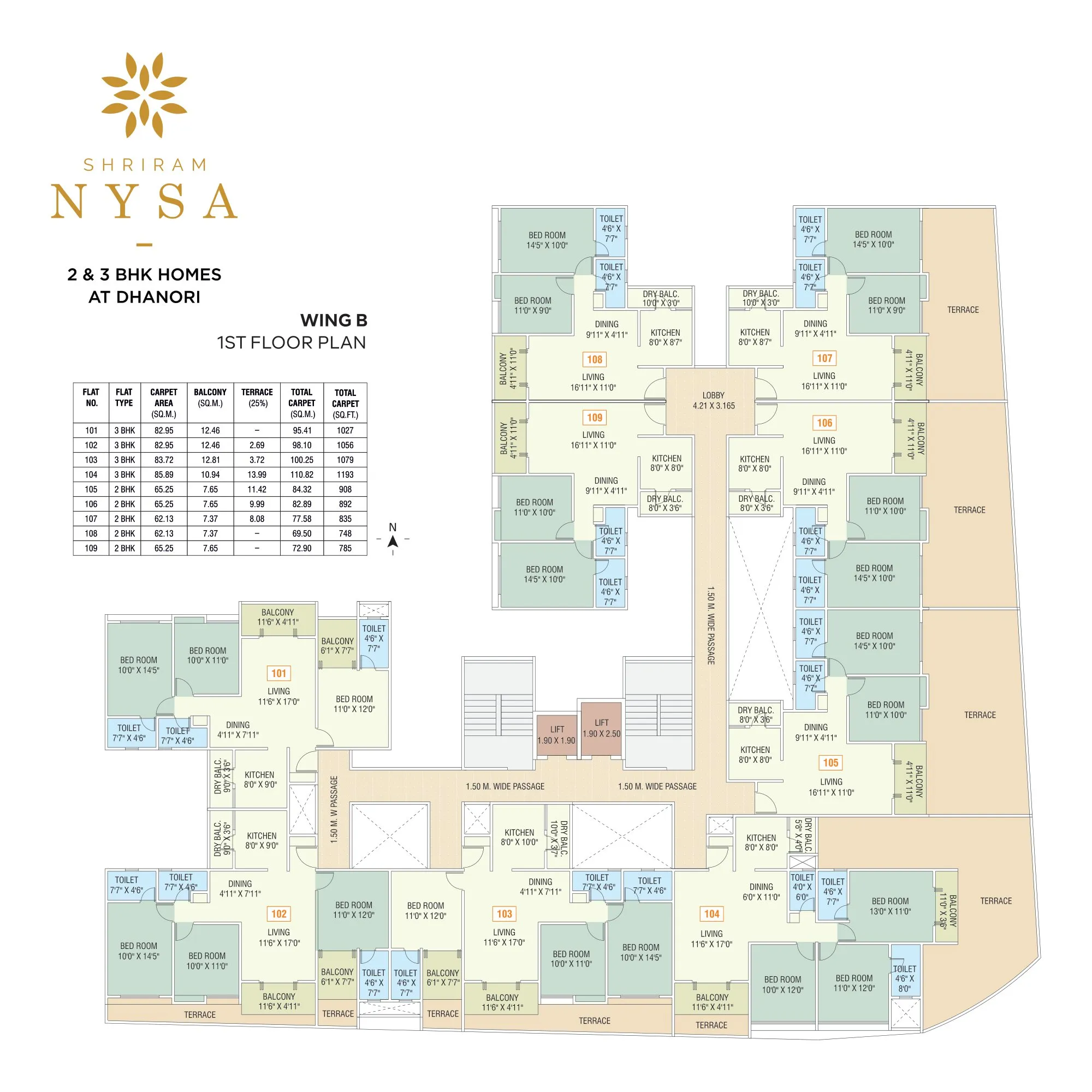 Shriram Nysa Floor plan 3