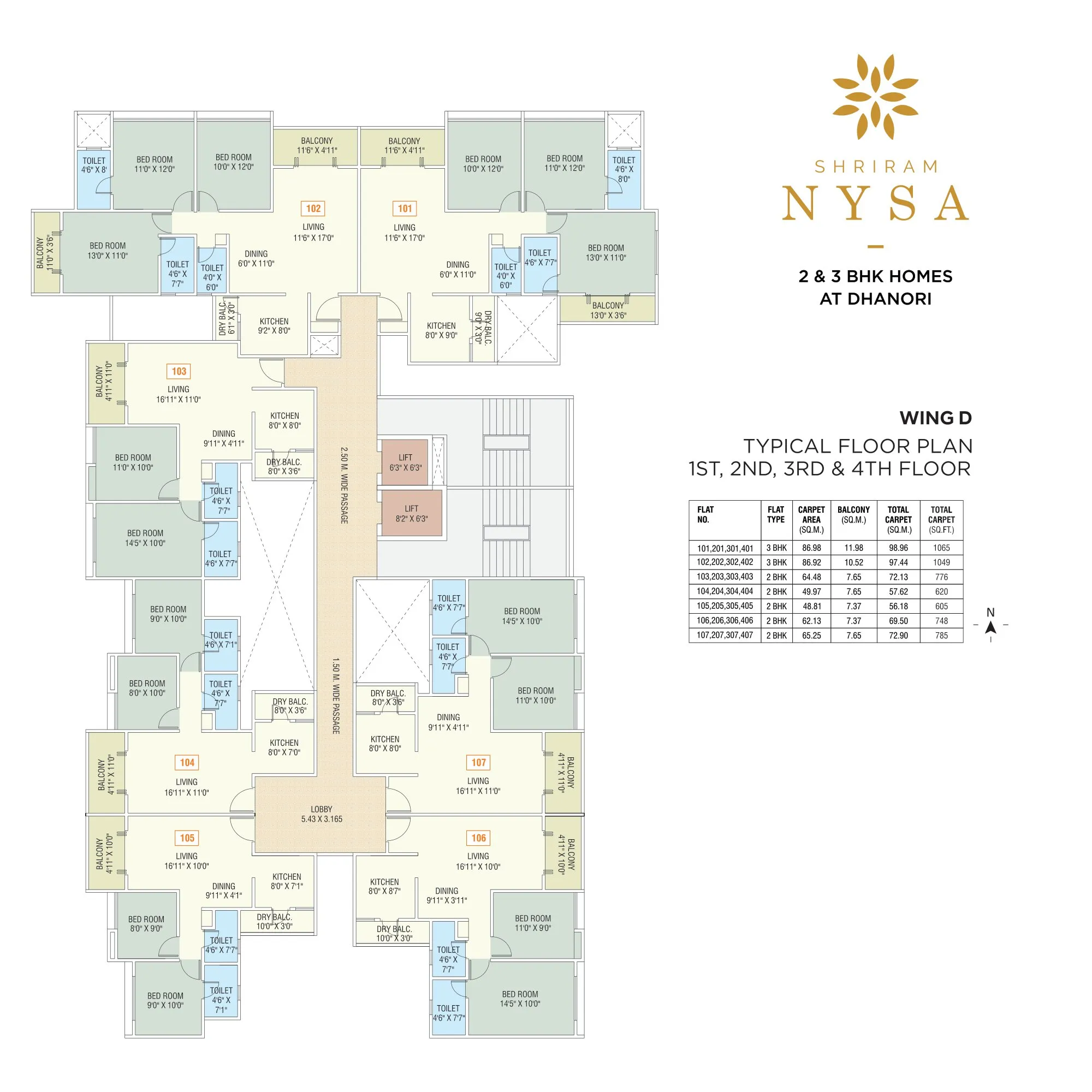 Shriram Nysa Floor plan 7