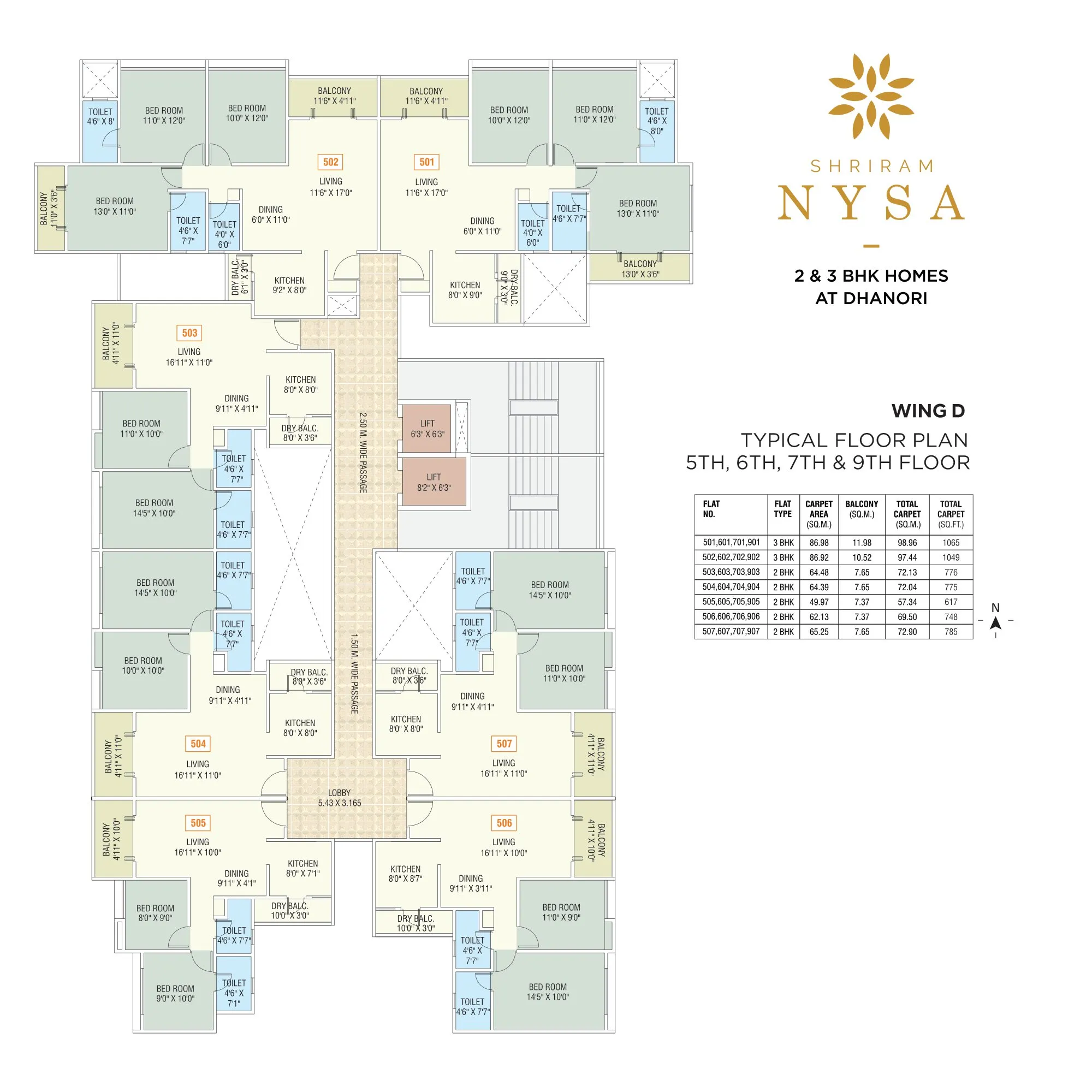 Shriram Nysa Floor plan 8