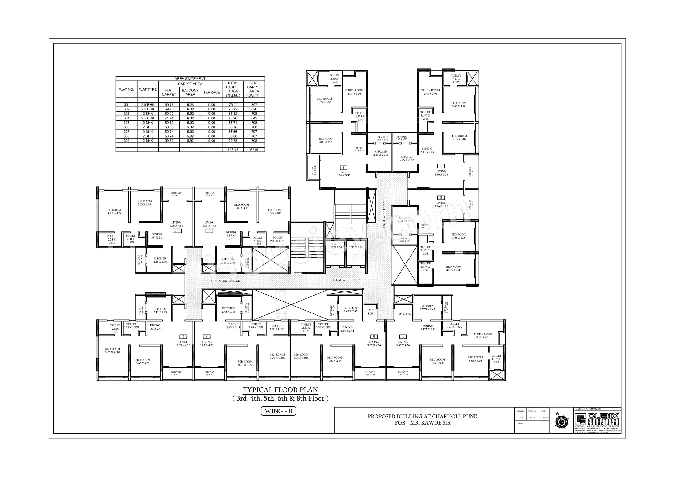 Shriram Sky Park Floor plan 7