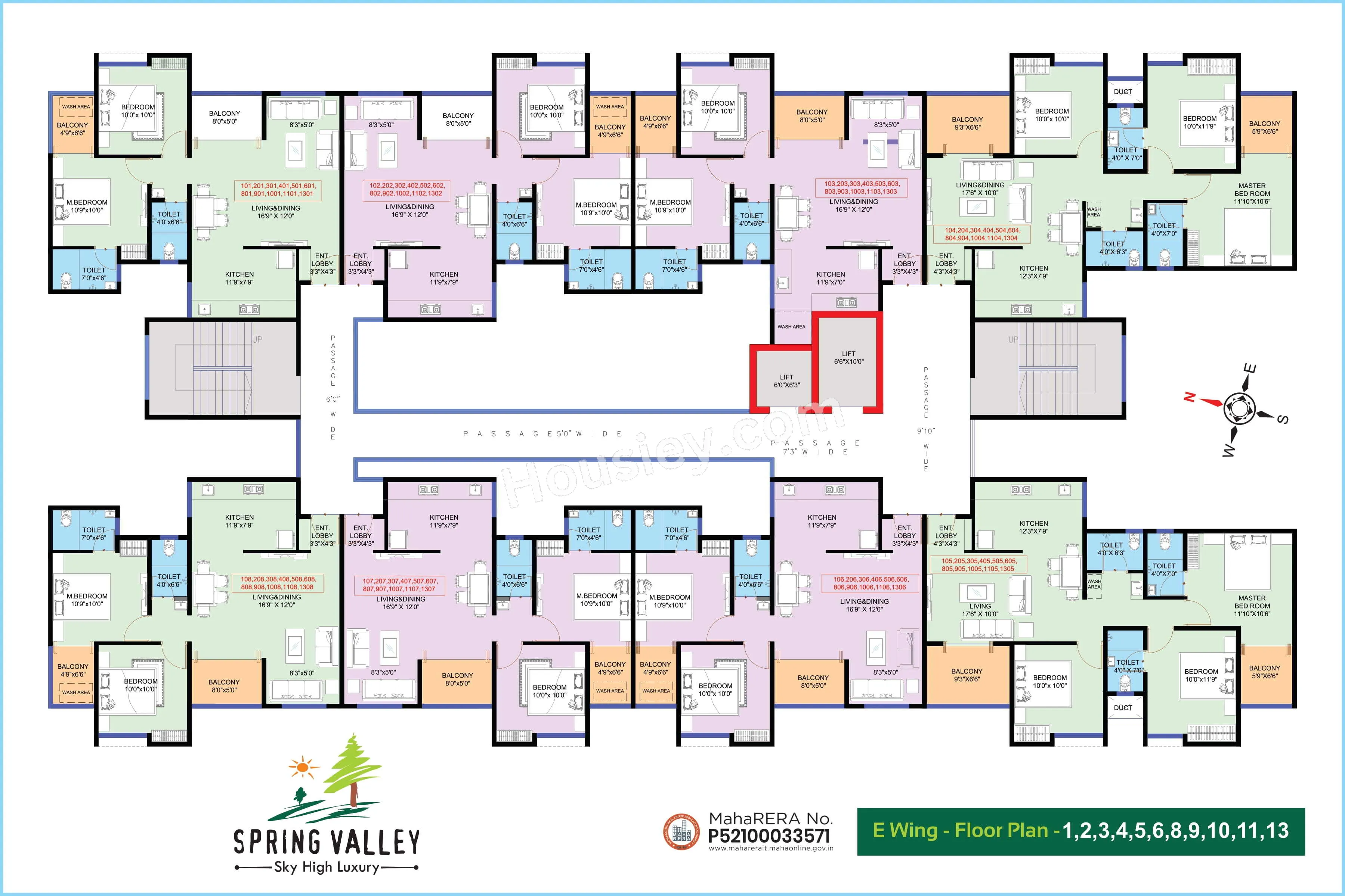 Shubh Ganesh Spring Valley Phase 3 Floor plan 1