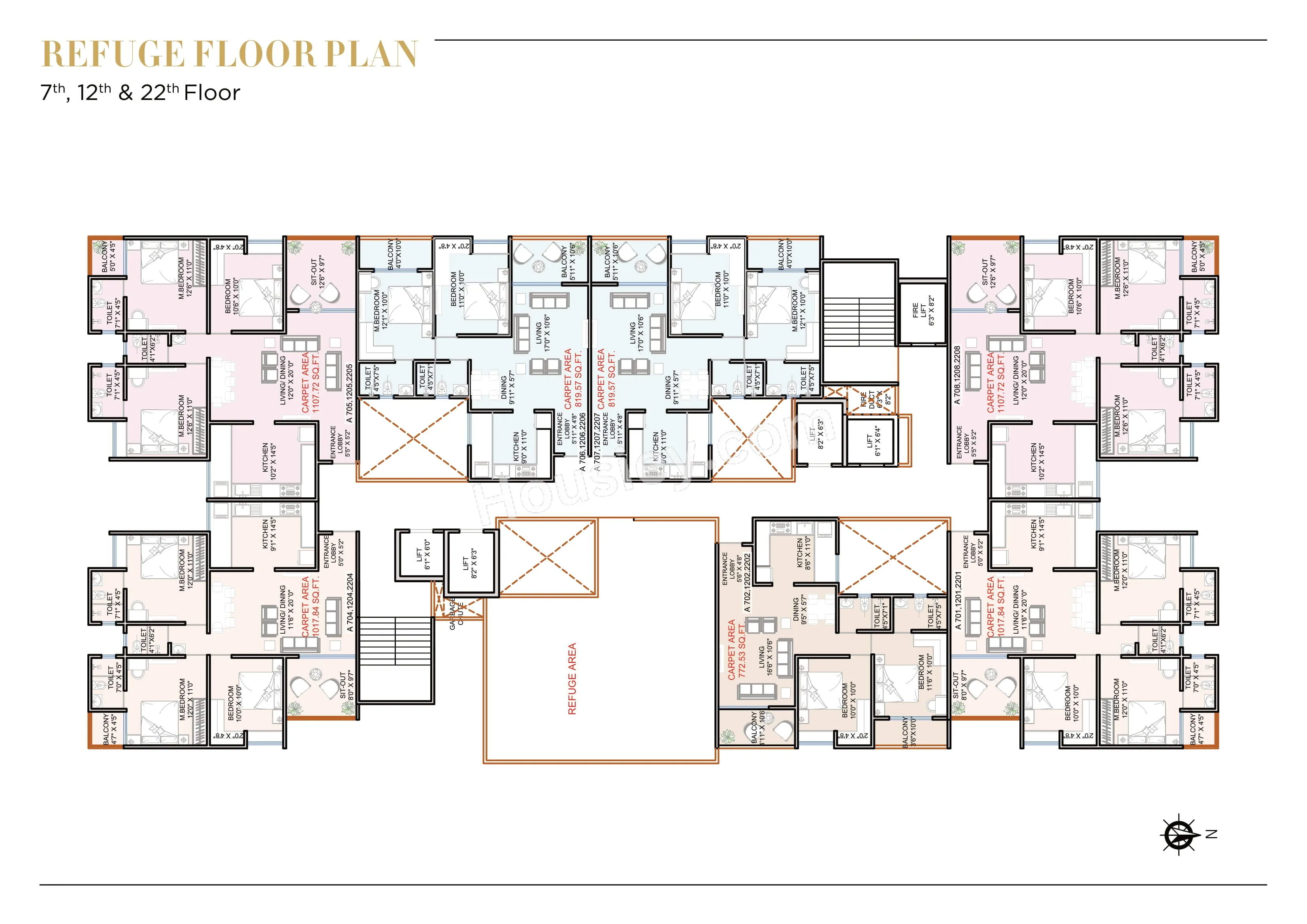 Shubharambh Clara Floor plan 1