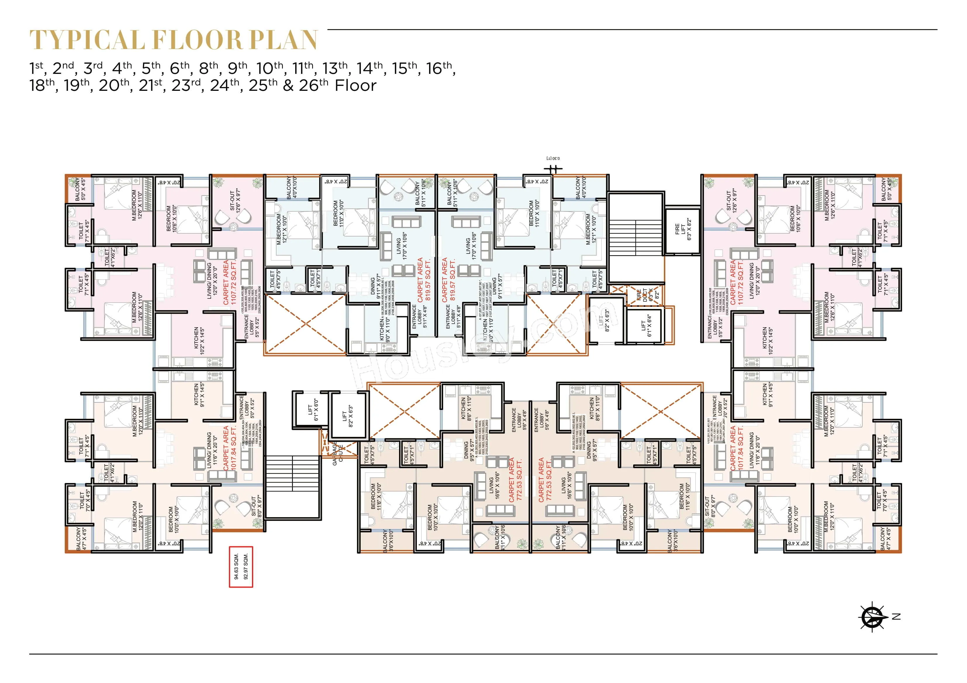 Shubharambh Clara Floor plan 2