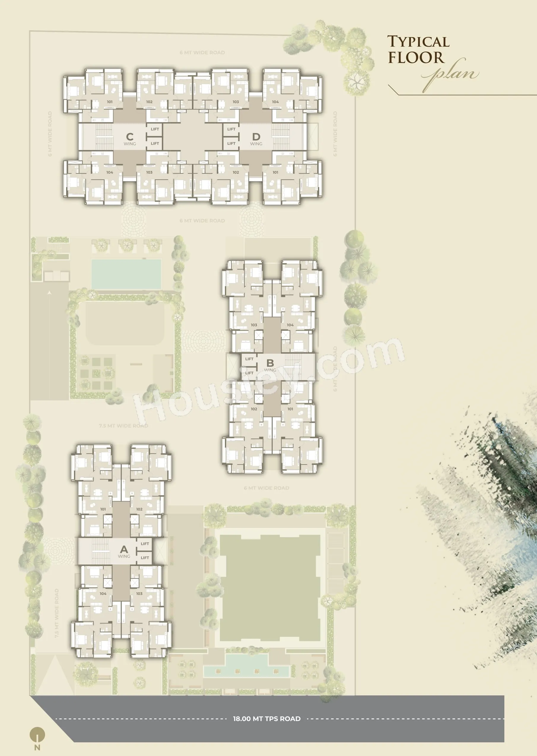 Shyaswa Savera Prarambh Floor plan 1